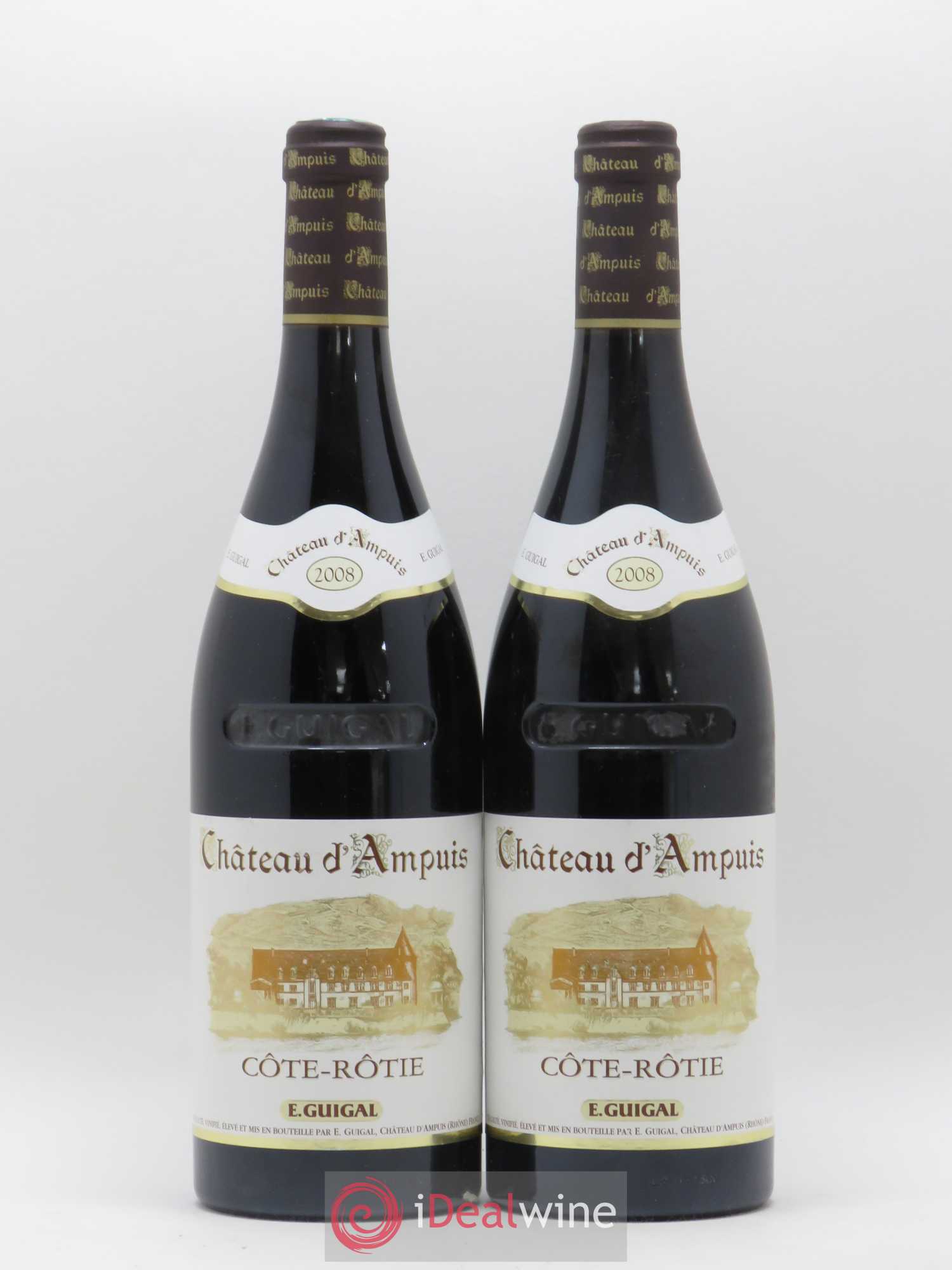 Côte-Rôtie Château d'Ampuis Guigal 2008 - Lot de 2 bouteilles - 0