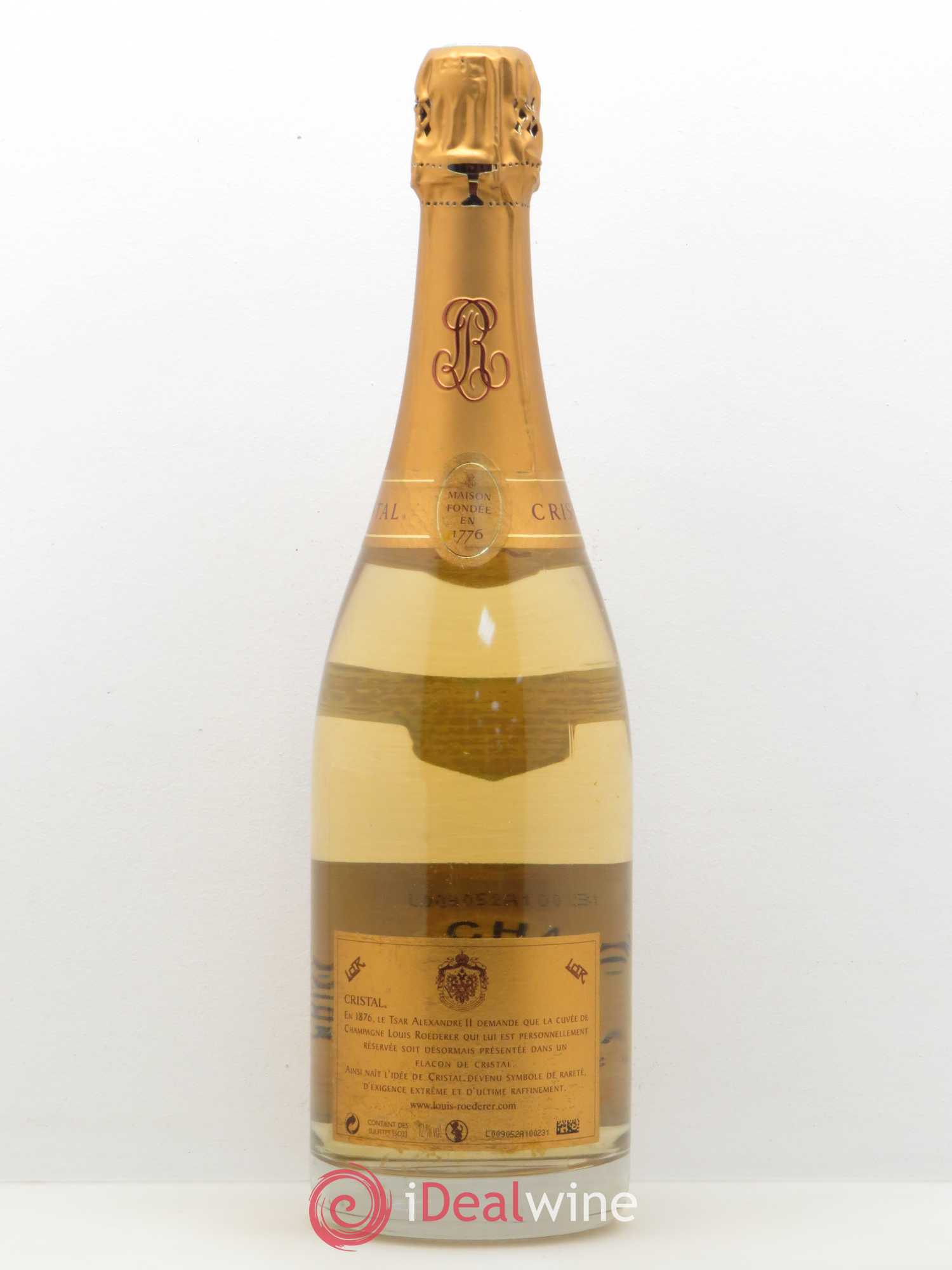 Cristal Louis Roederer 2005 - Lot de 1 bouteille - 1