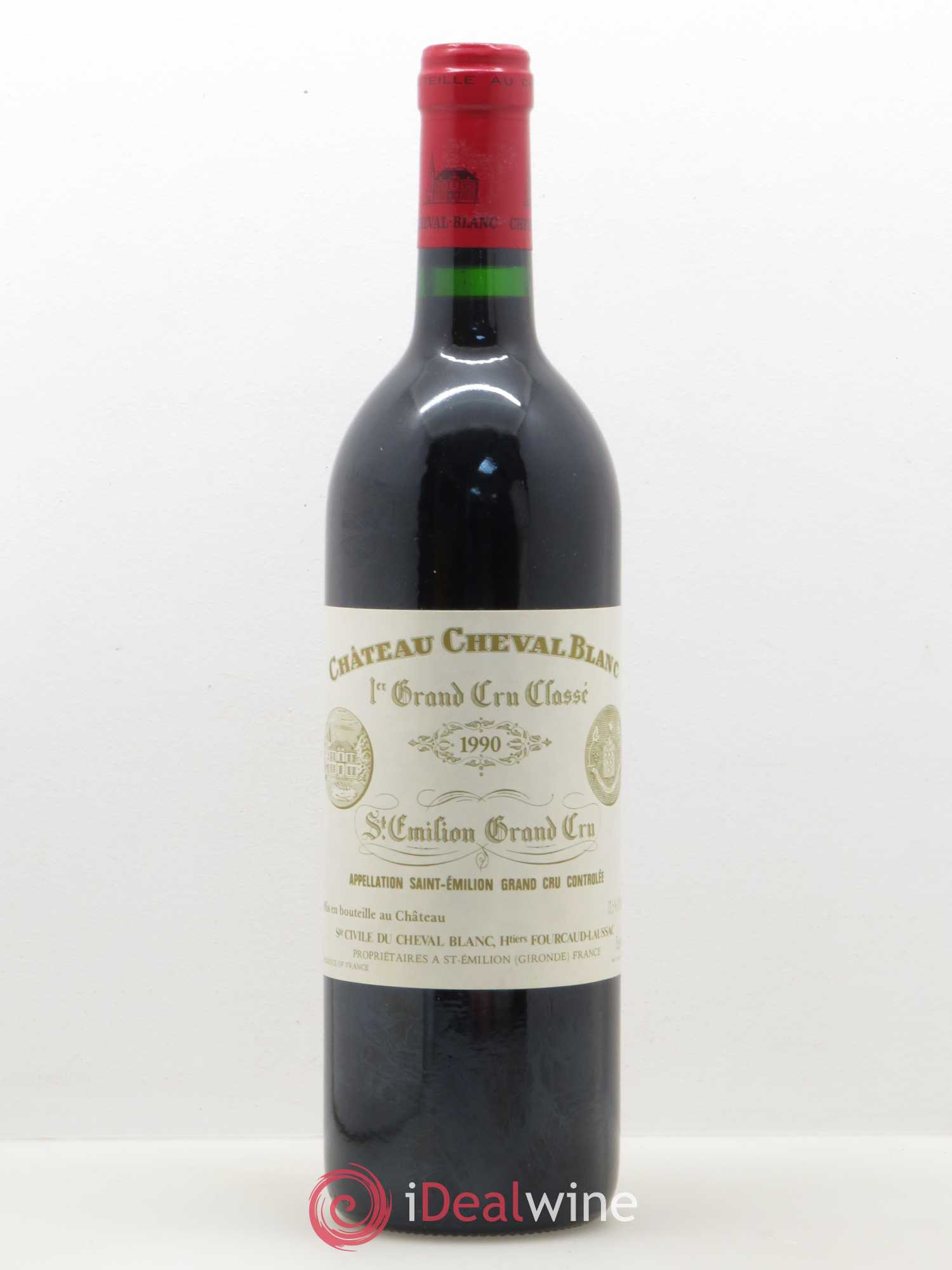 Château Cheval Blanc 1er Grand Cru Classé A 1990 - Lot de 1 bouteille - 0
