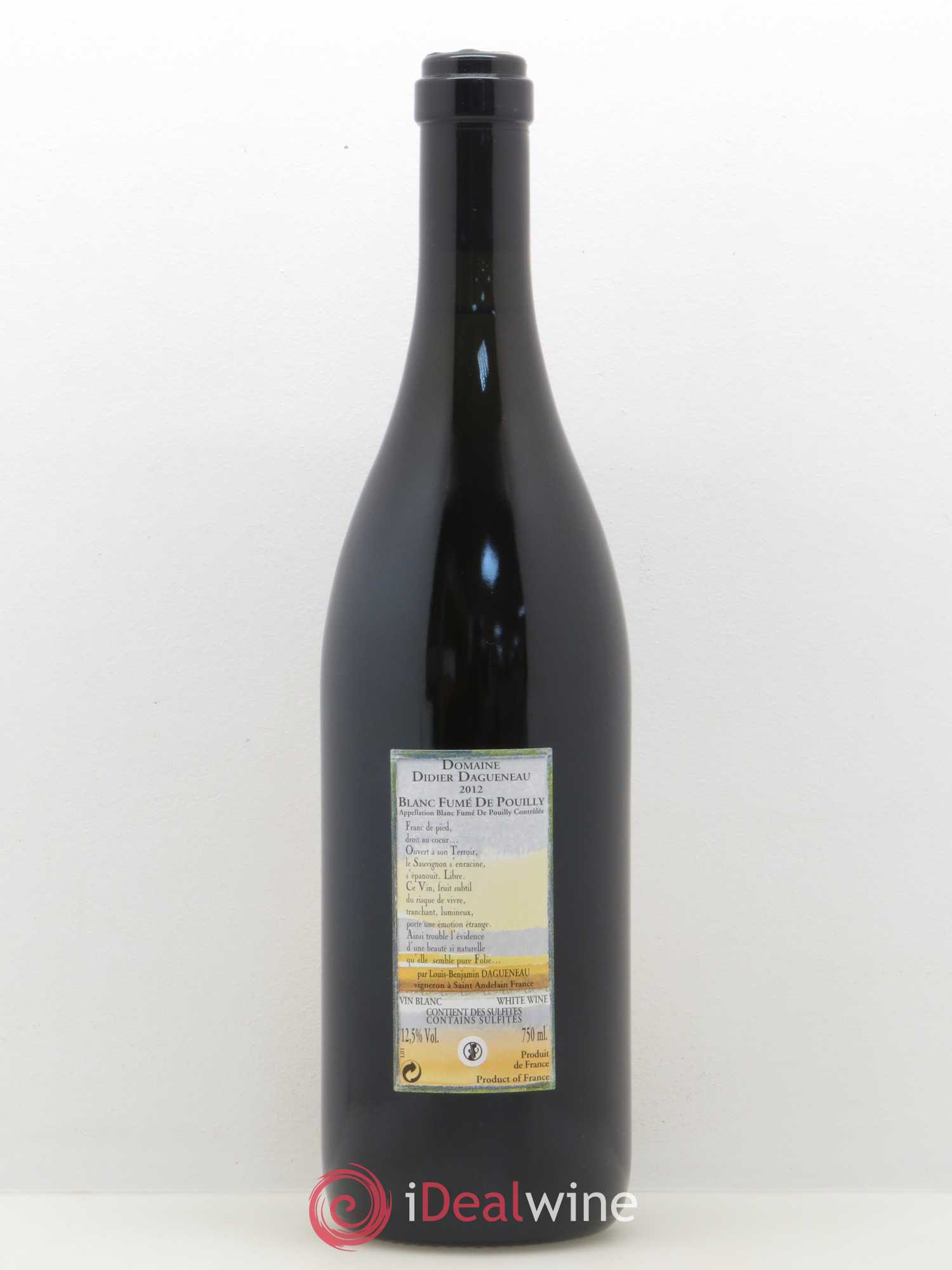 Pouilly-Fumé Astéroïde Dagueneau 2012 - Lot de 1 bouteille - 1