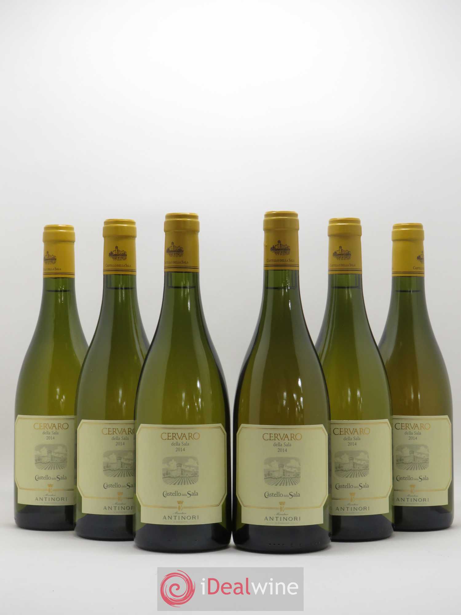 Italie Umbria Cervaro della Sala Castello de la Sala Antinori 2014 - Posten von 6 Flaschen - 0