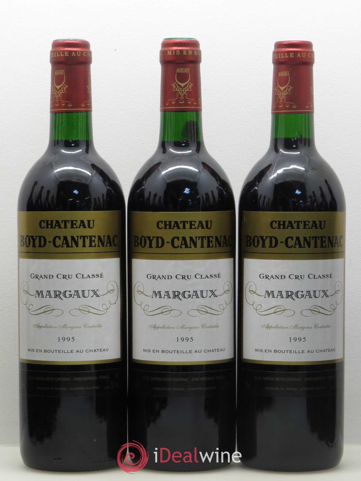 Château Boyd Cantenac 3ème Grand Cru Classé 1995 - Lot de 12 bouteilles - 1