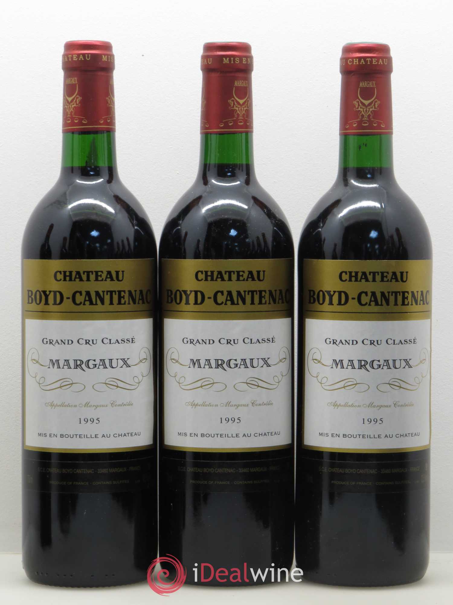Château Boyd Cantenac 3ème Grand Cru Classé 1995 - Lot de 12 bouteilles - 4