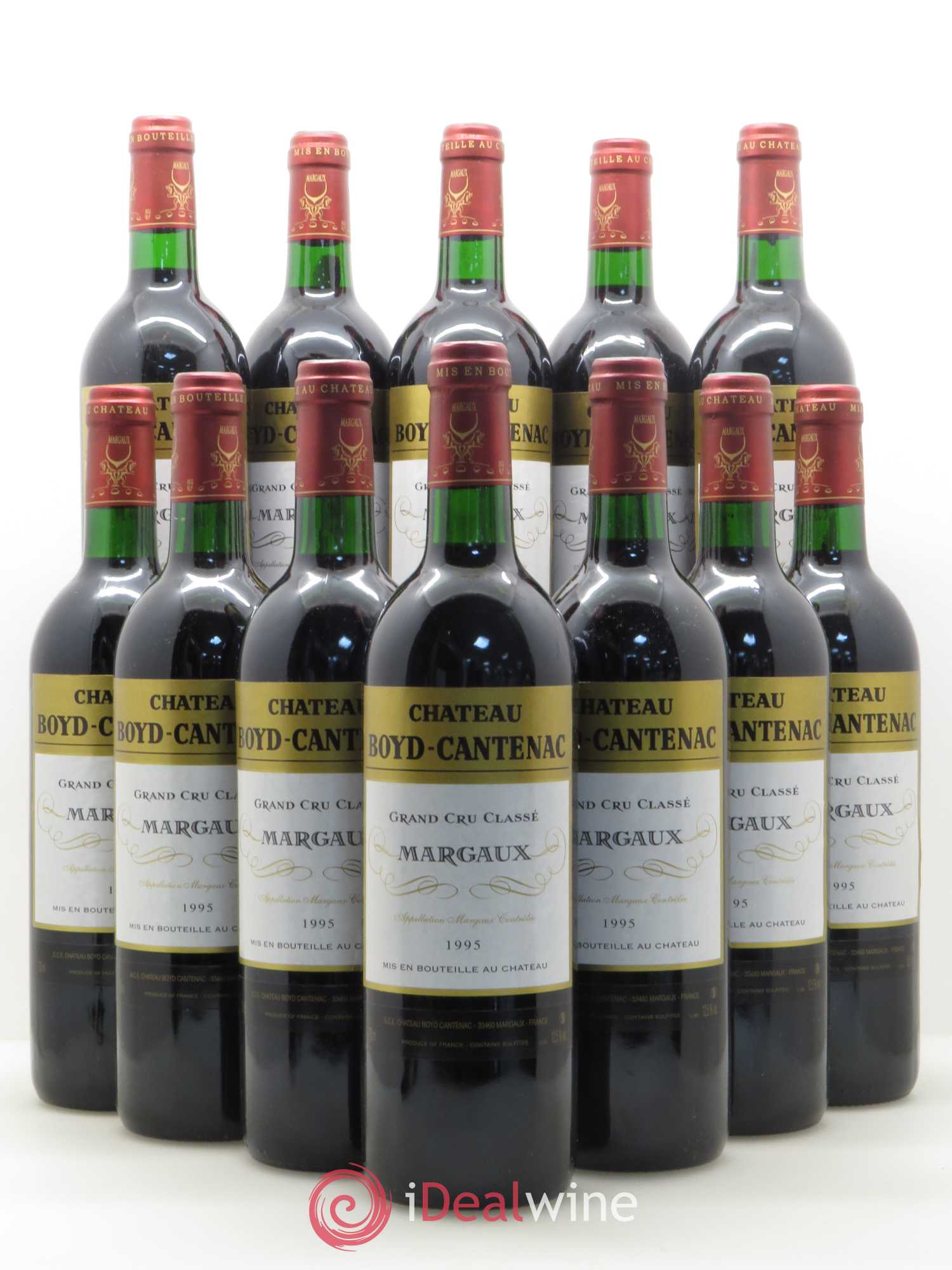 Château Boyd Cantenac 3ème Grand Cru Classé 1995 - Lot de 12 bouteilles - 0