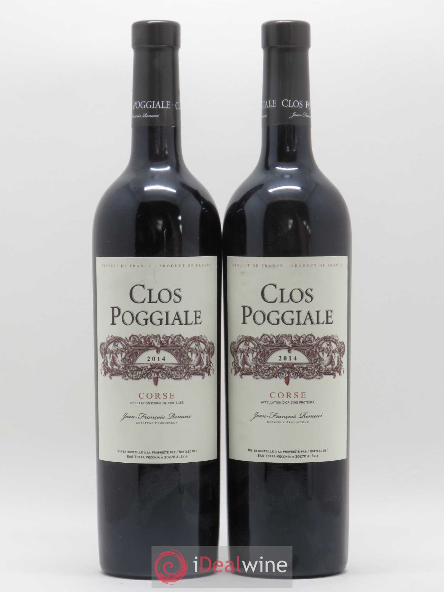 Vin de Corse Clos Poggiale Jean-François Renucci 2014 - Lot de 2 bouteilles - 0