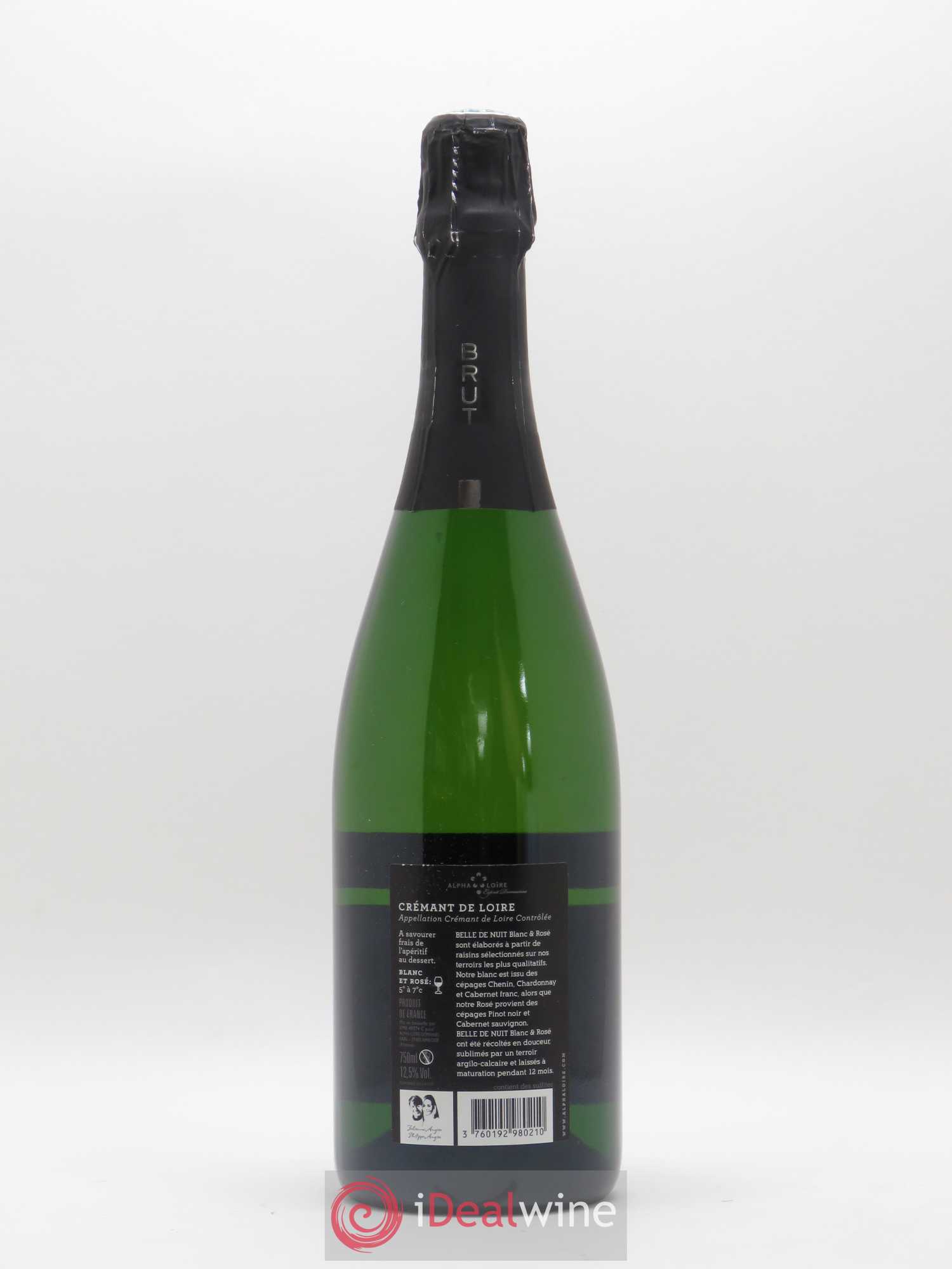 Crémant de Loire Belle de Nuit Alpha Loire Domaines - Posten von 1 Flasche - 1