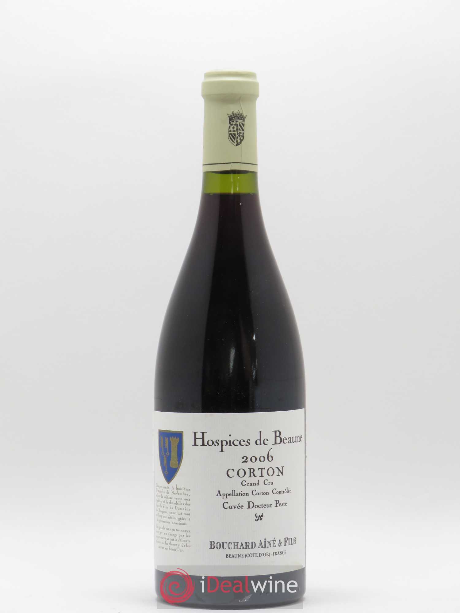 Corton Grand Cru Hospices de Beaune Cuvée Docteur Peste Bouchard Aîné & Fils 2006 - Posten von 1 Flasche - 0