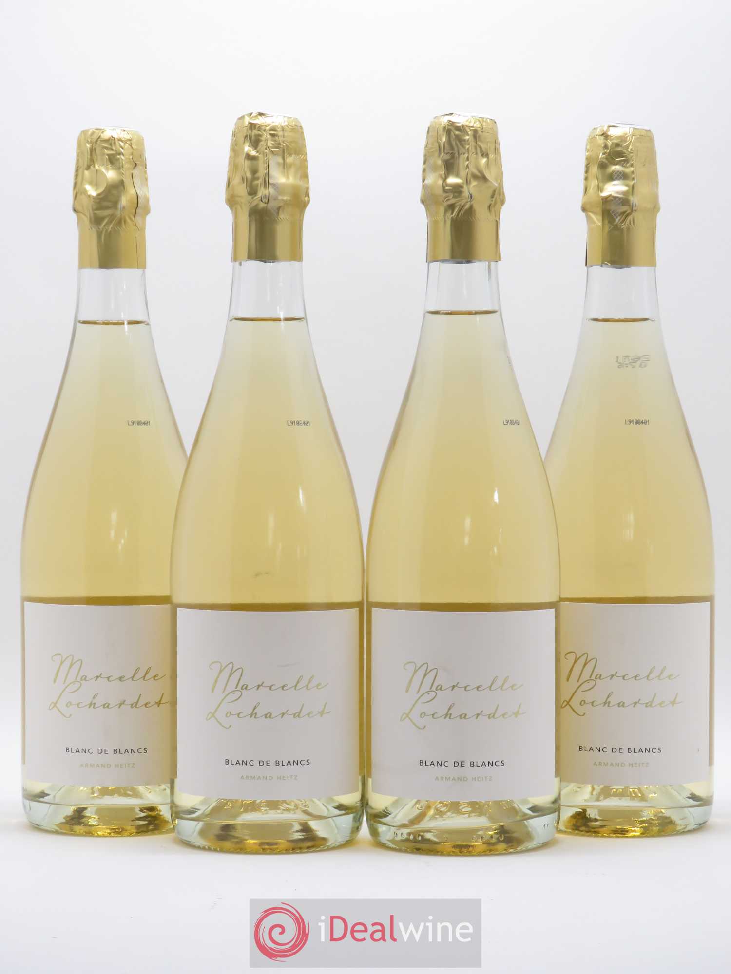 Crémant de Bourgogne Blanc de Blancs Marcelle Lochardet - Posten von 4 Flaschen - 0