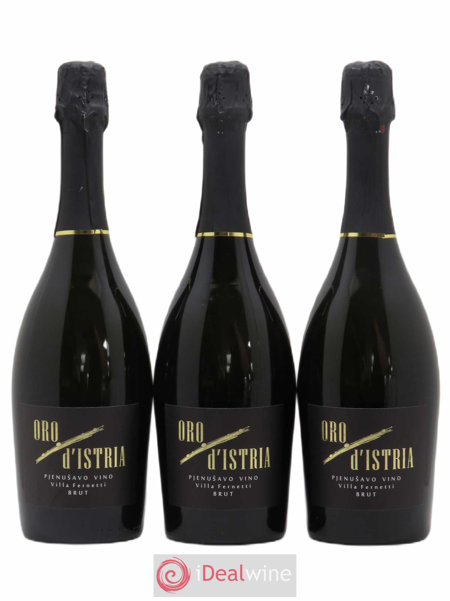 Vins Etrangers Oro d'Istria Pjenusavo Vino Villa Fernetti Brut - Posten von 3 Flaschen - 0