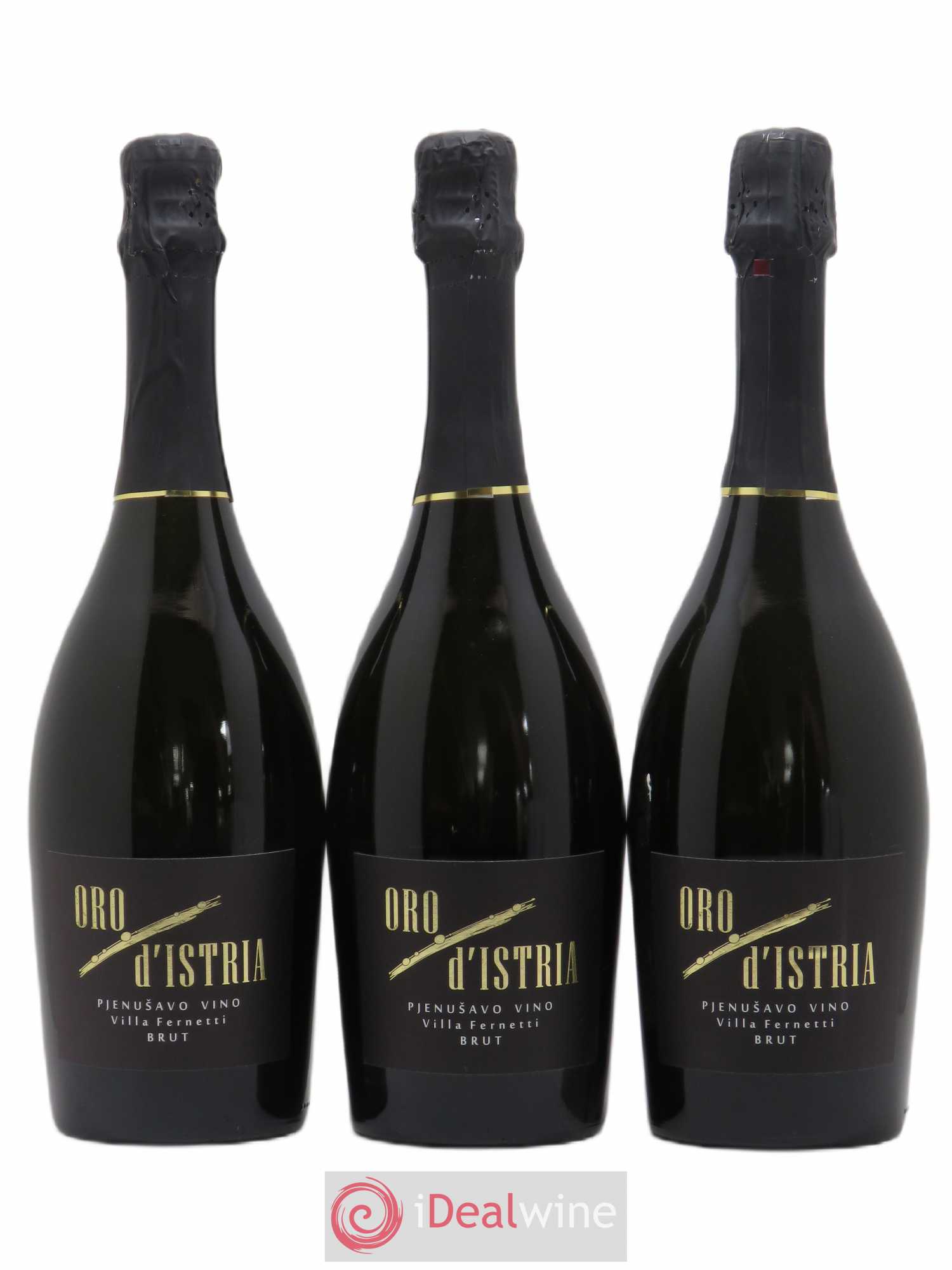 Vins Etrangers Oro d'Istria Pjenusavo Vino Villa Fernetti Brut - Posten von 3 Flaschen - 0