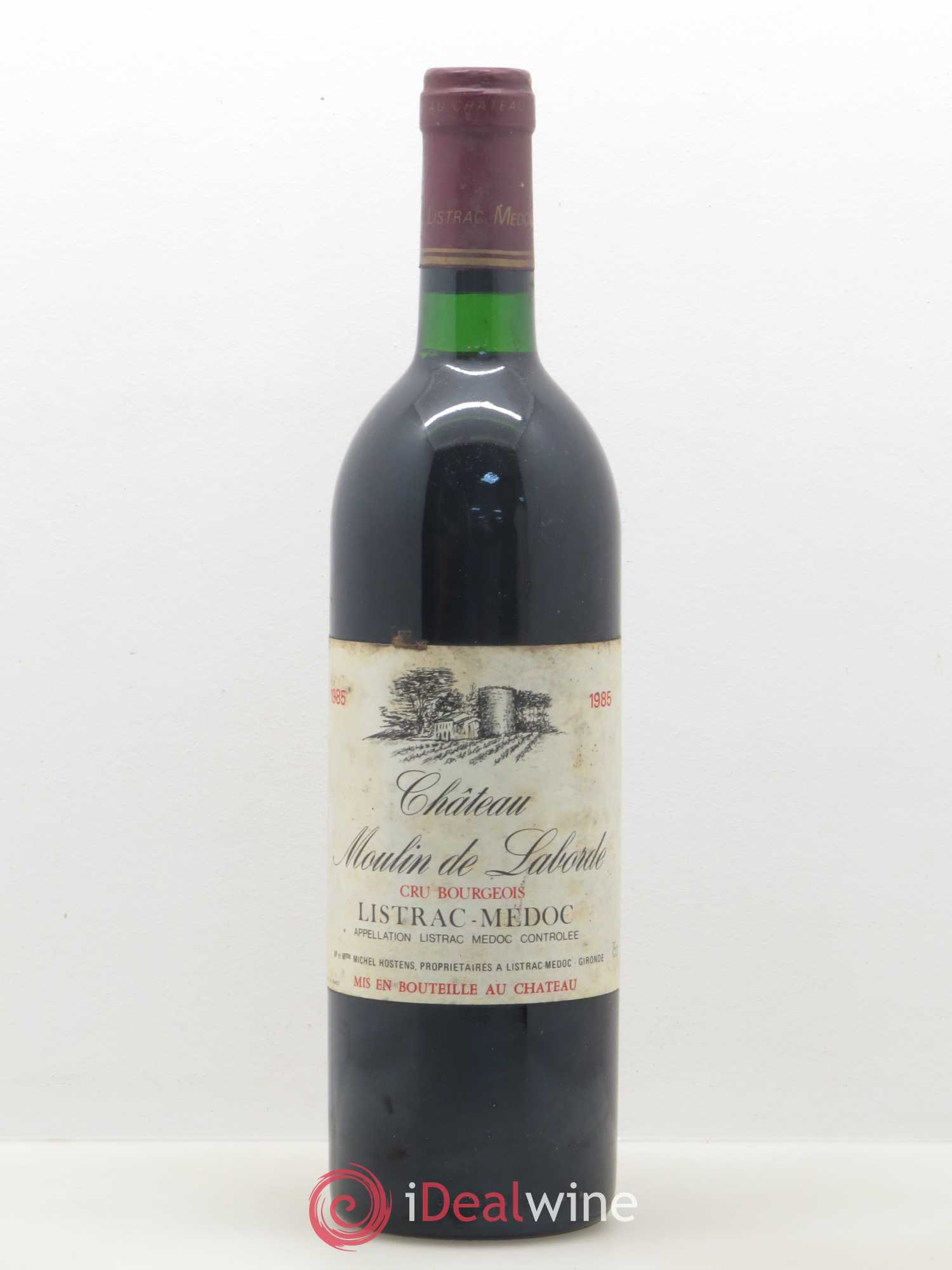 Château Moulin de Laborde Cru Bourgeois 1985 - Lot de 1 bouteille - 0