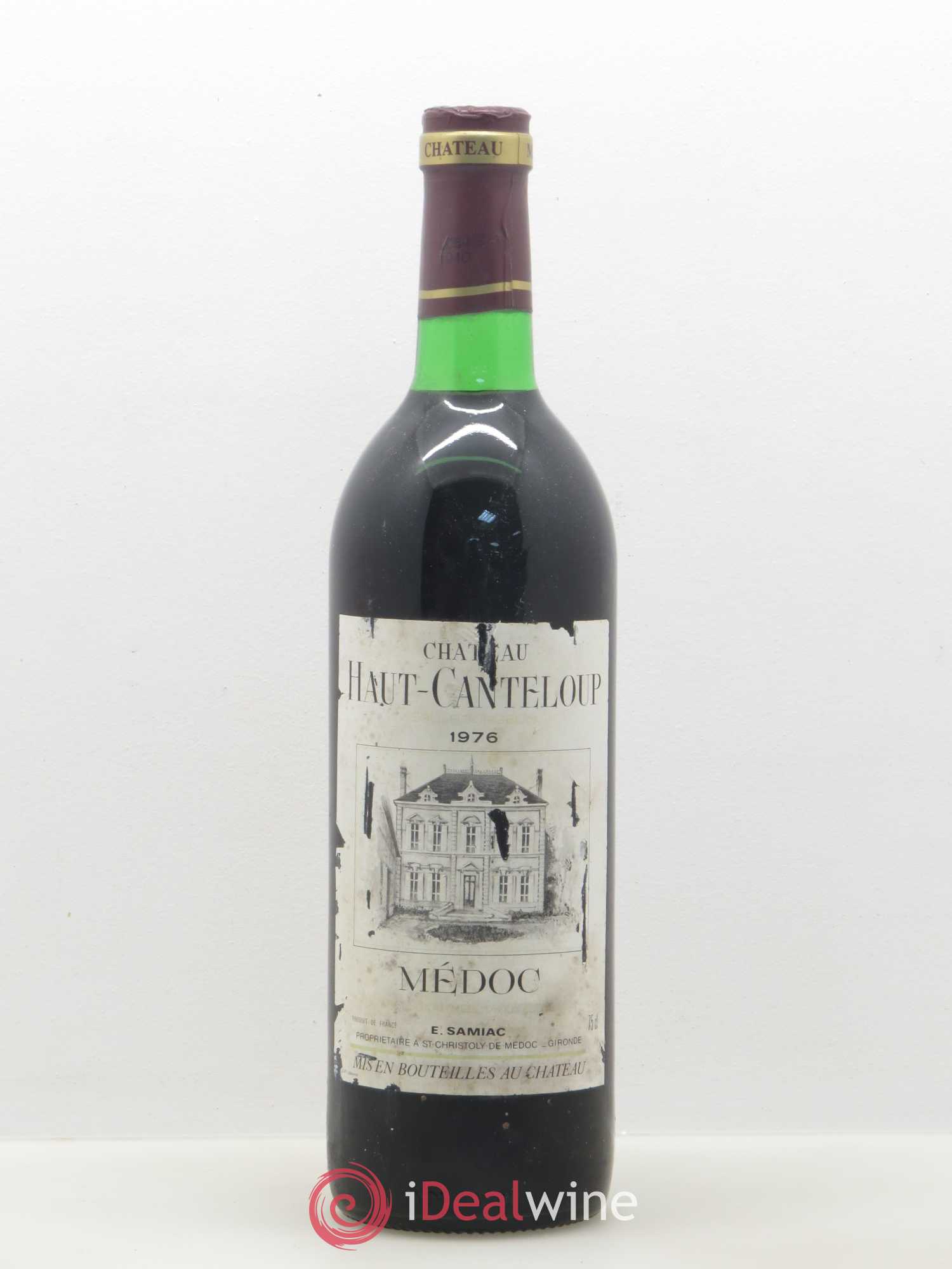 Château Haut Canteloup Cru Bourgeois 1976 - Lot de 1 bouteille - 0