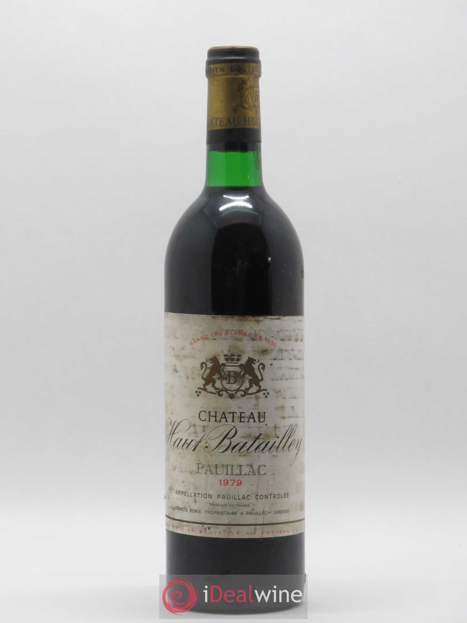 Château Haut Batailley 5ème Grand Cru Classé 1979 - Lot de 1 bouteille - 0