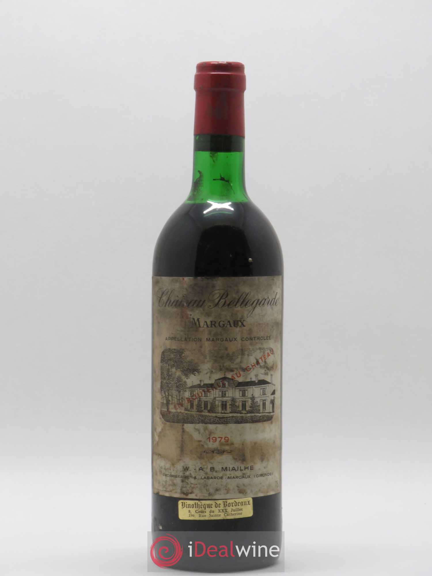 Bordeaux Margaux Château Bellegarde 1979 - Lot de 1 bouteille - 0