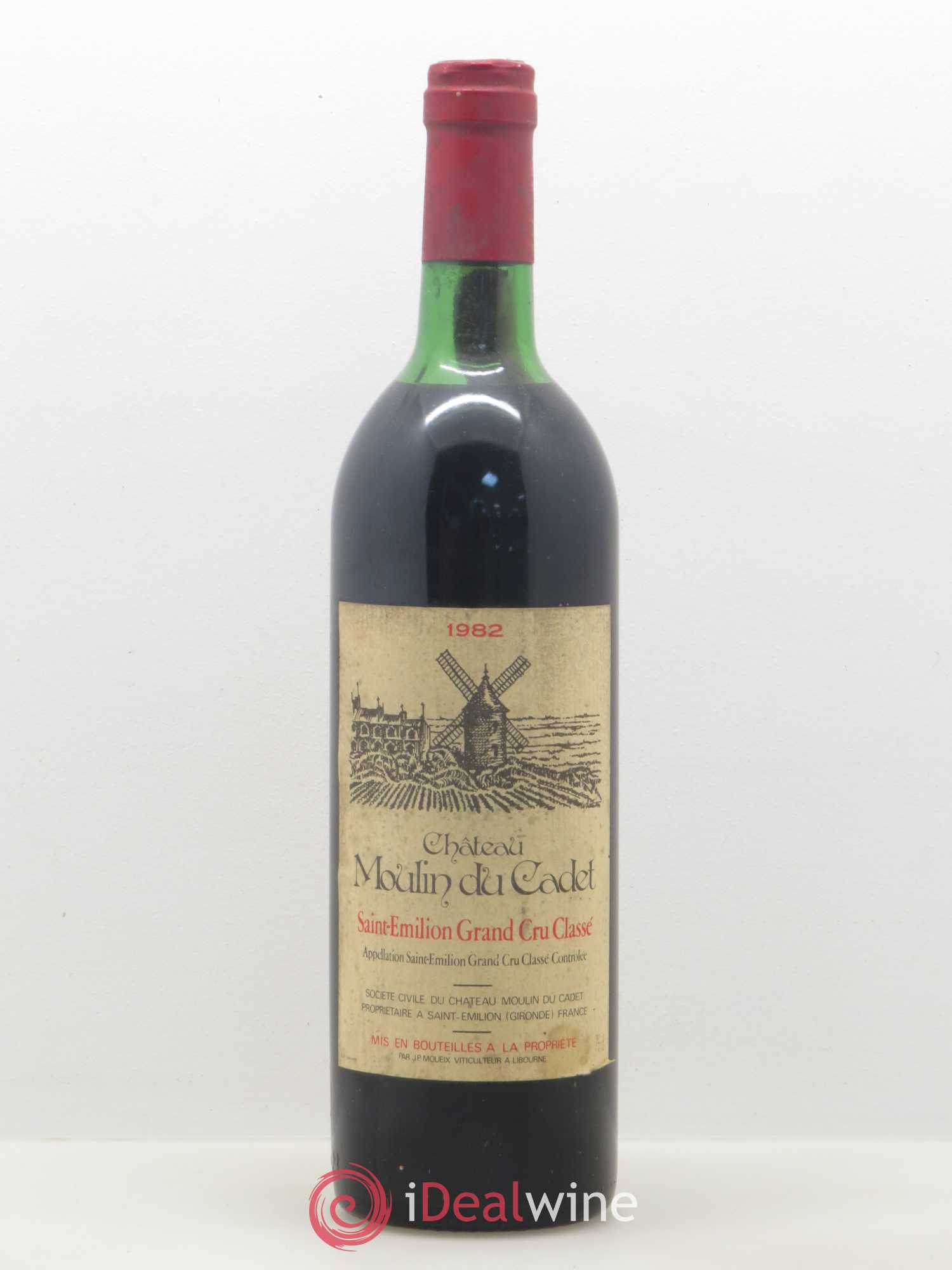 Château Moulin du Cadet Grand Cru Classé 1982 - Lot de 1 bouteille - 0