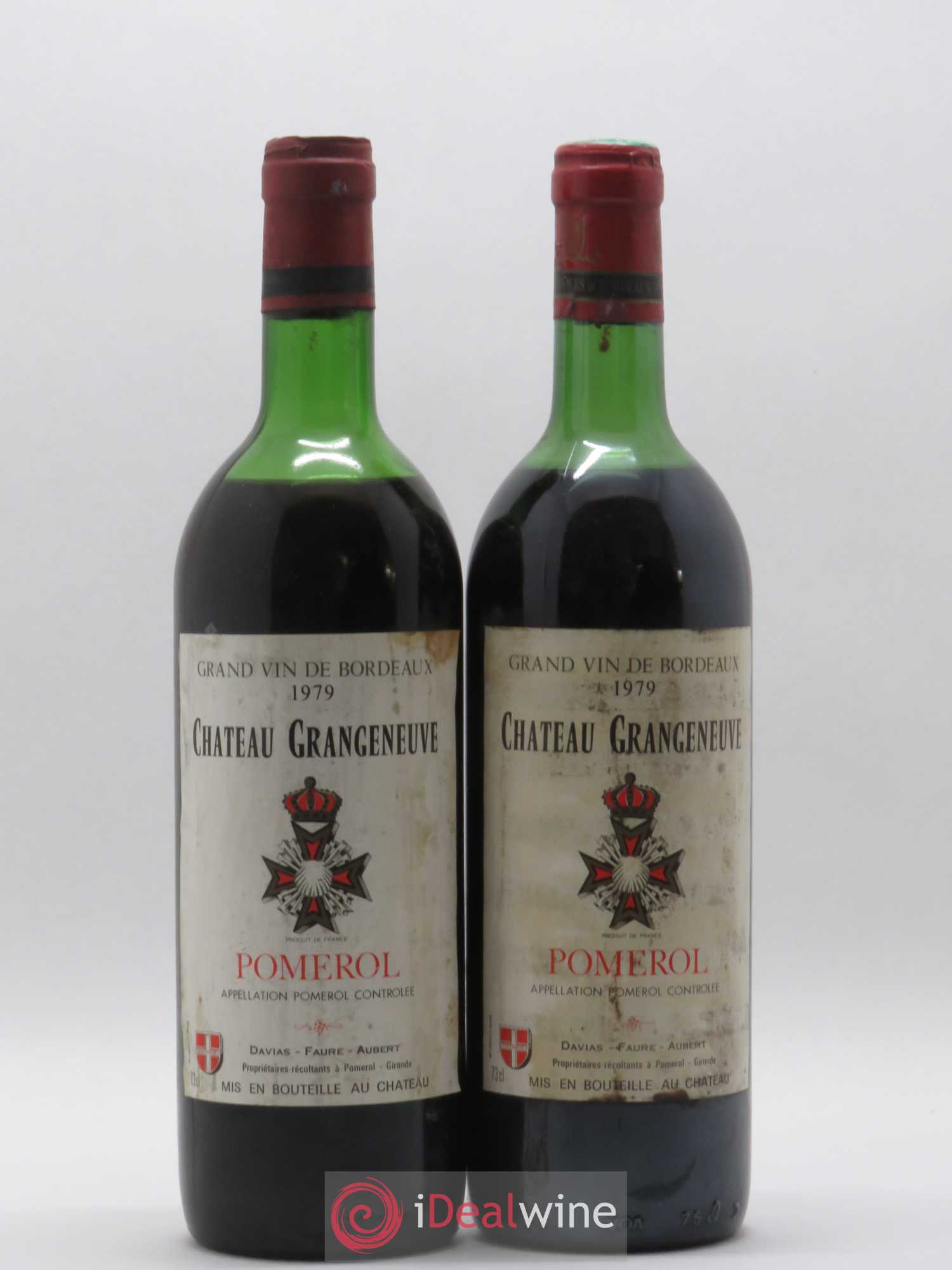 Pomerol Château Grangeneuve 1979 - Posten von 2 Flaschen - 0