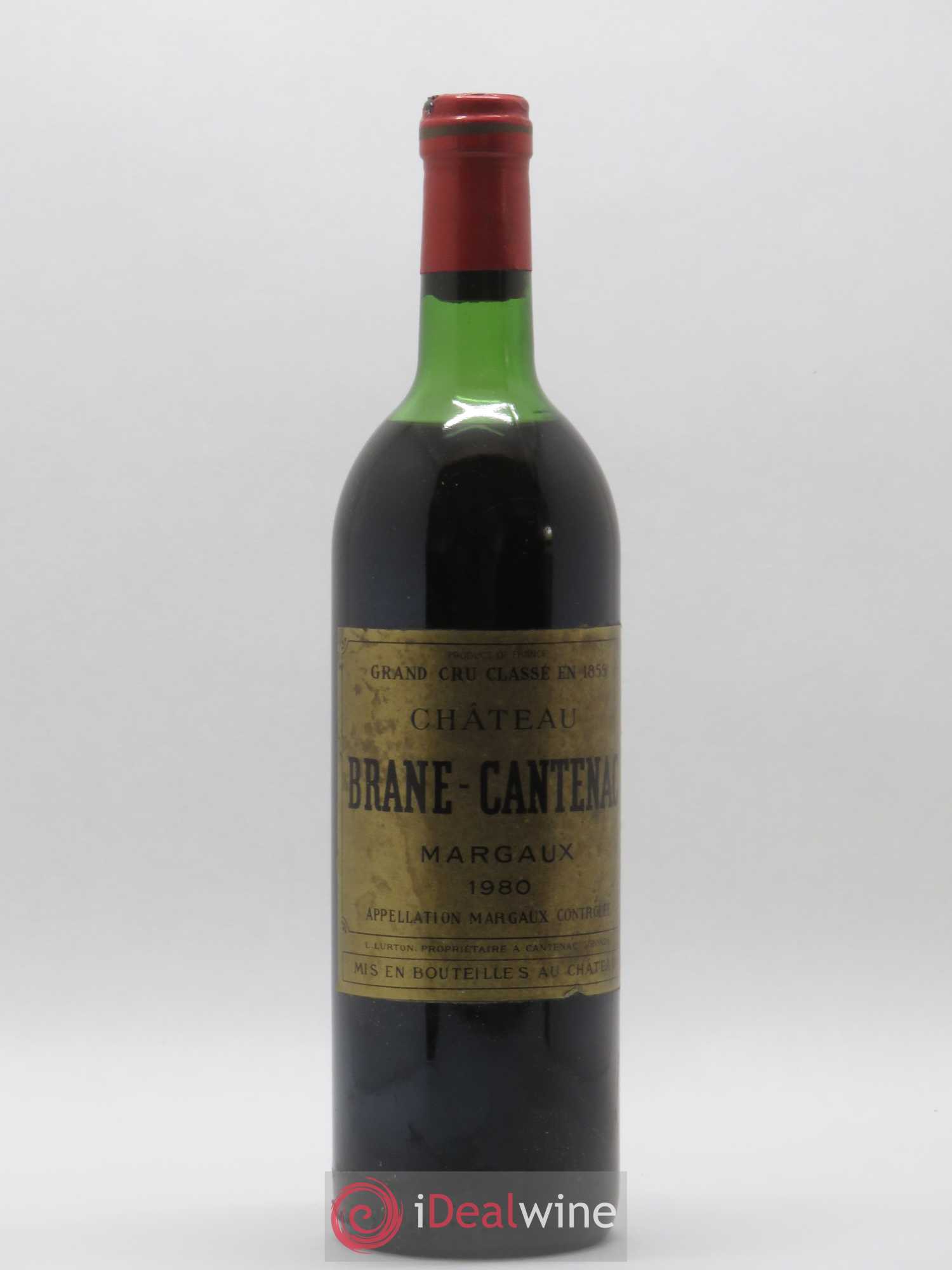 Château Brane Cantenac 2ème Grand Cru Classé 1980 - Lot de 1 bouteille - 0