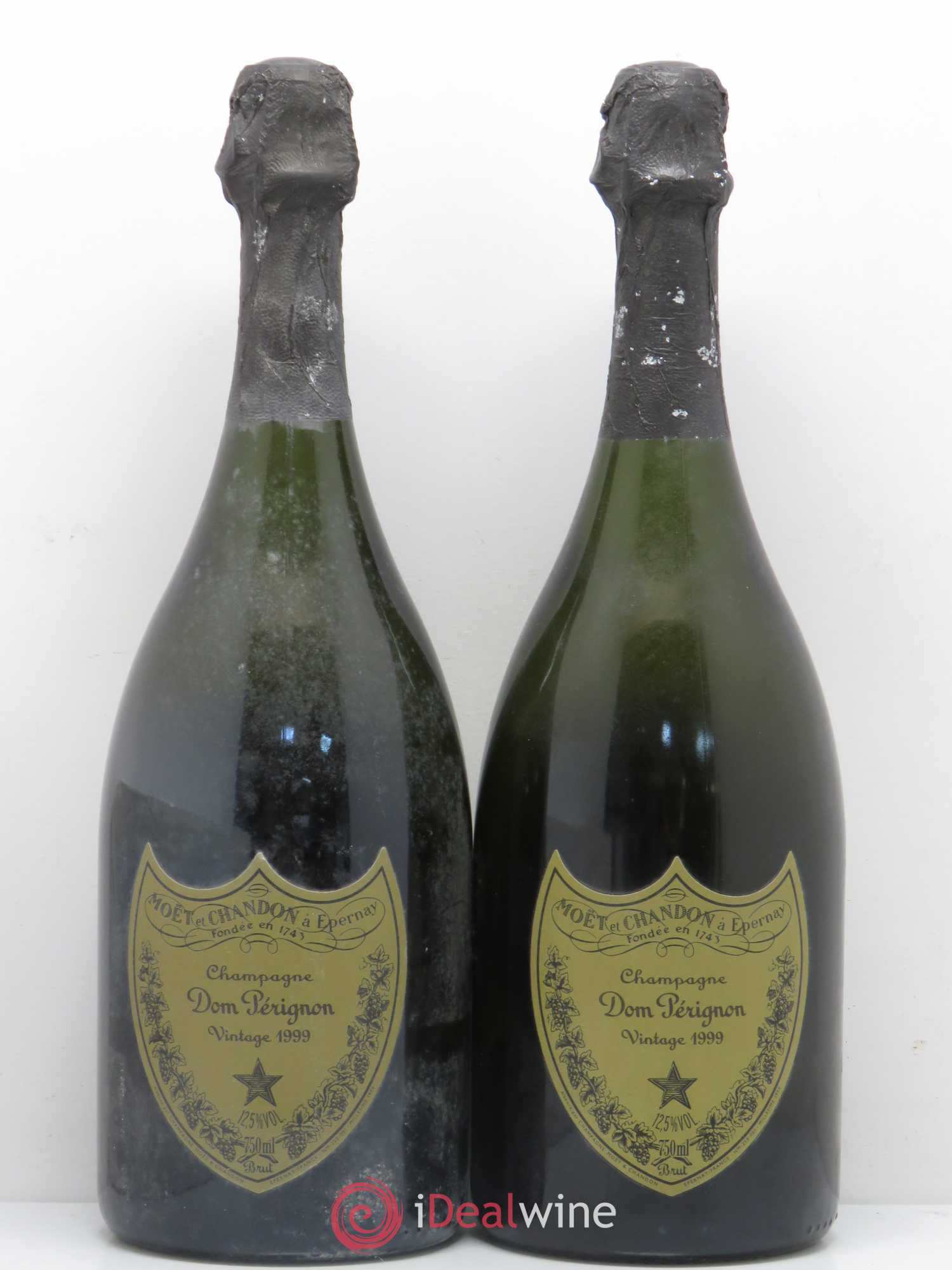 Brut Dom Pérignon Vintage 1999 - Lot de 2 bouteilles - 0