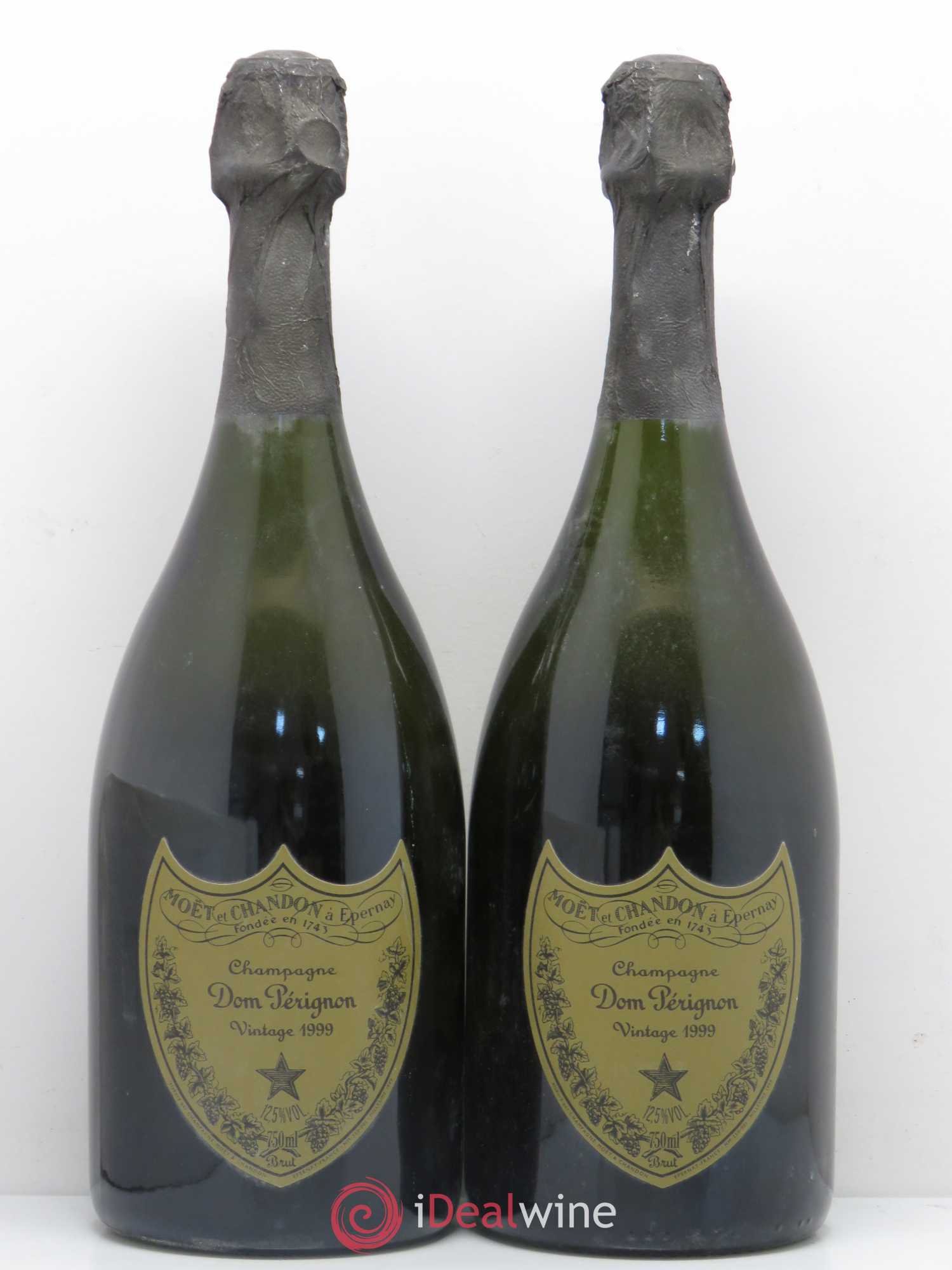 Brut Dom Pérignon Vintage 1999 - Lot de 2 bouteilles - 0