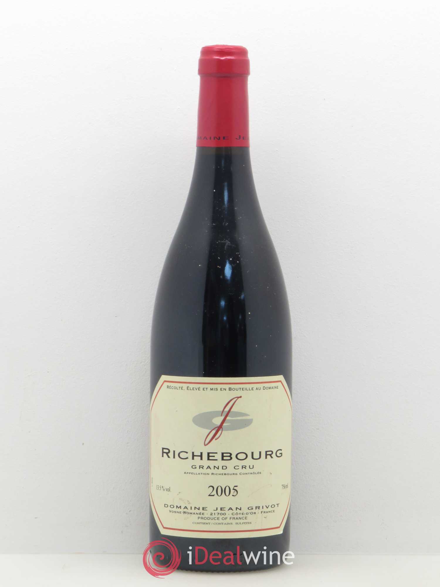 Richebourg Grand Cru Jean Grivot 2005 - Lot de 1 bouteille - 0