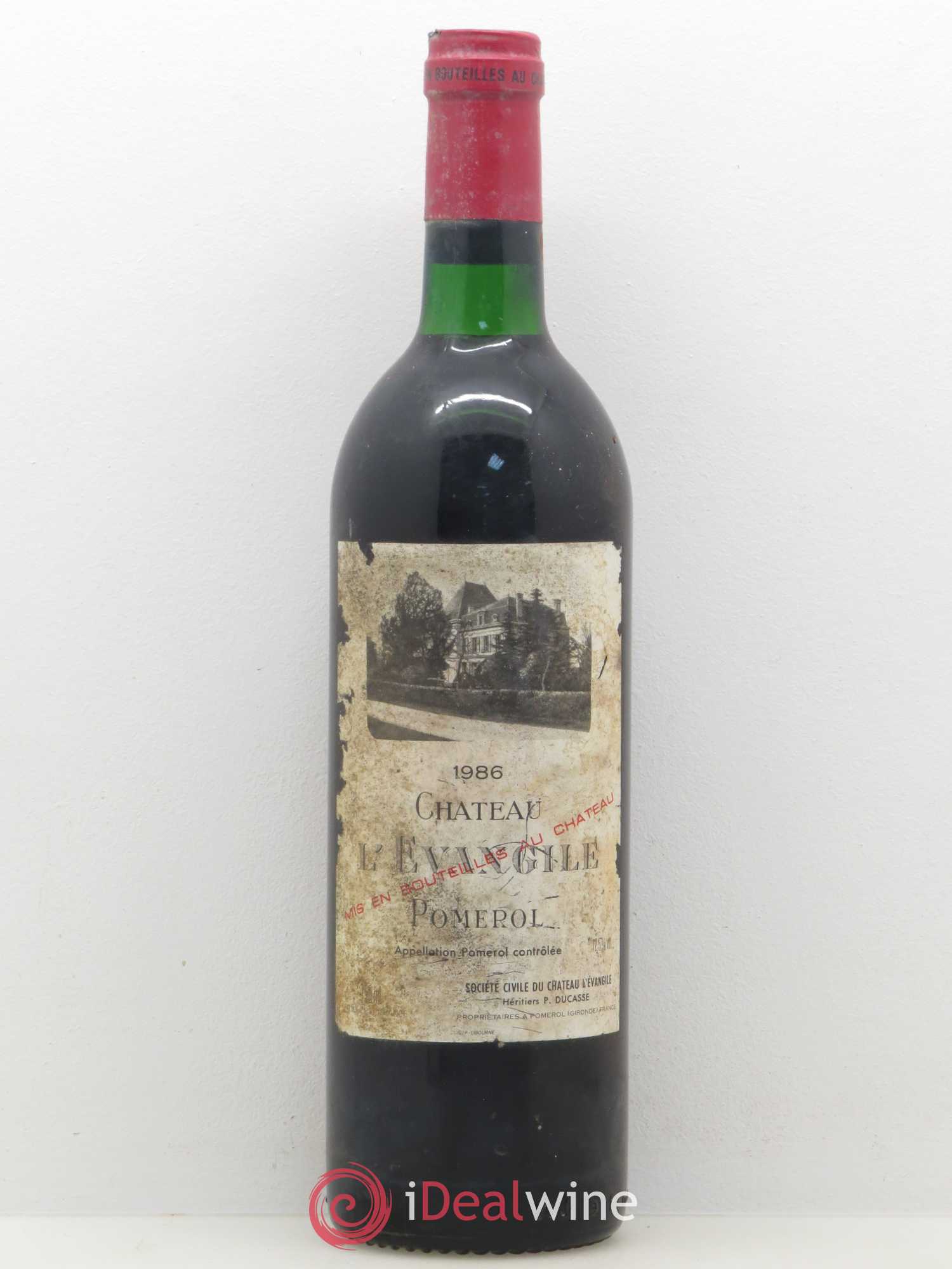Château l' Évangile 1986 - Lot de 1 bouteille - 0