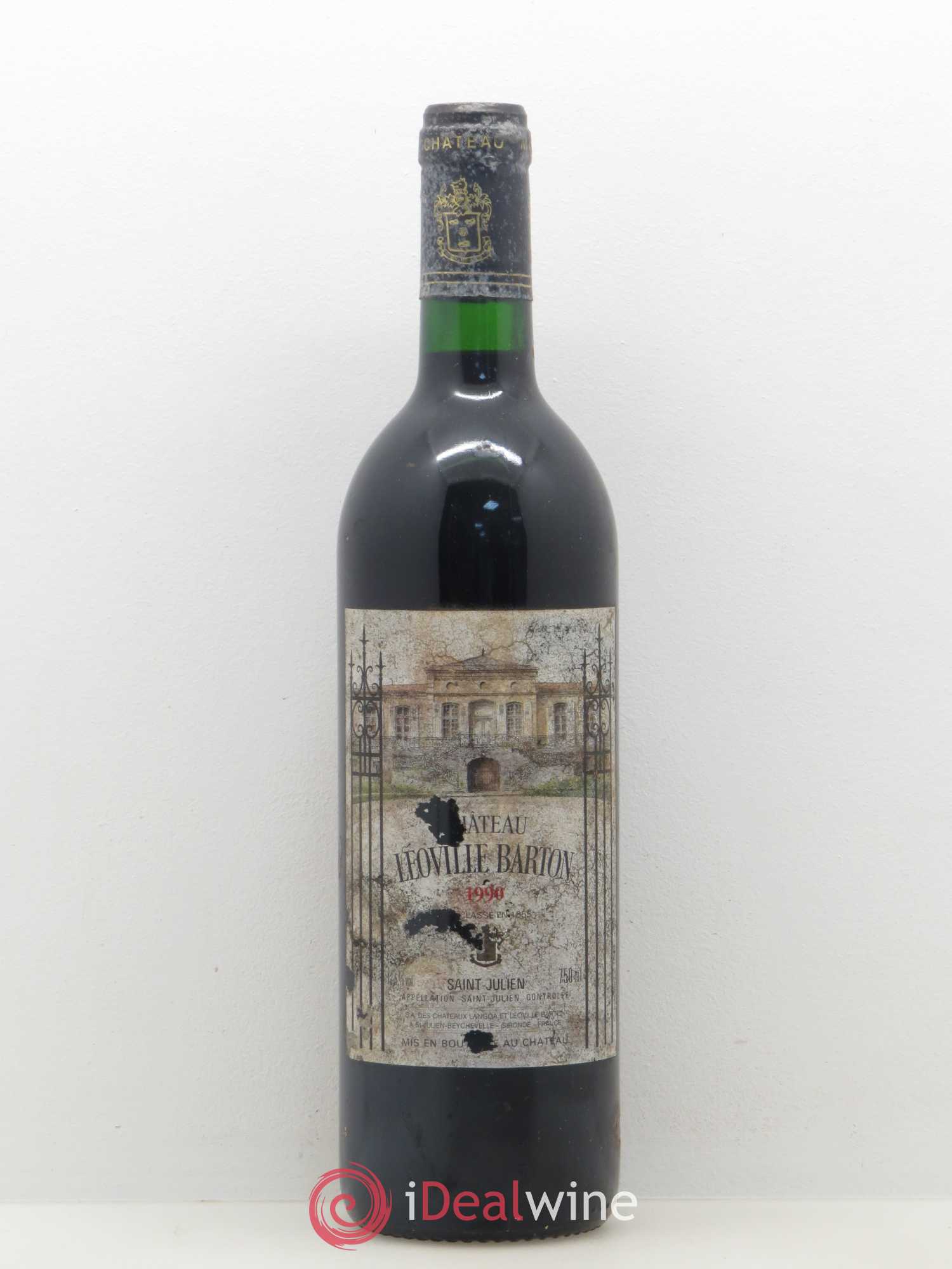 Château Léoville Barton 2ème Grand Cru Classé 1990 - Lot de 1 bouteille - 0