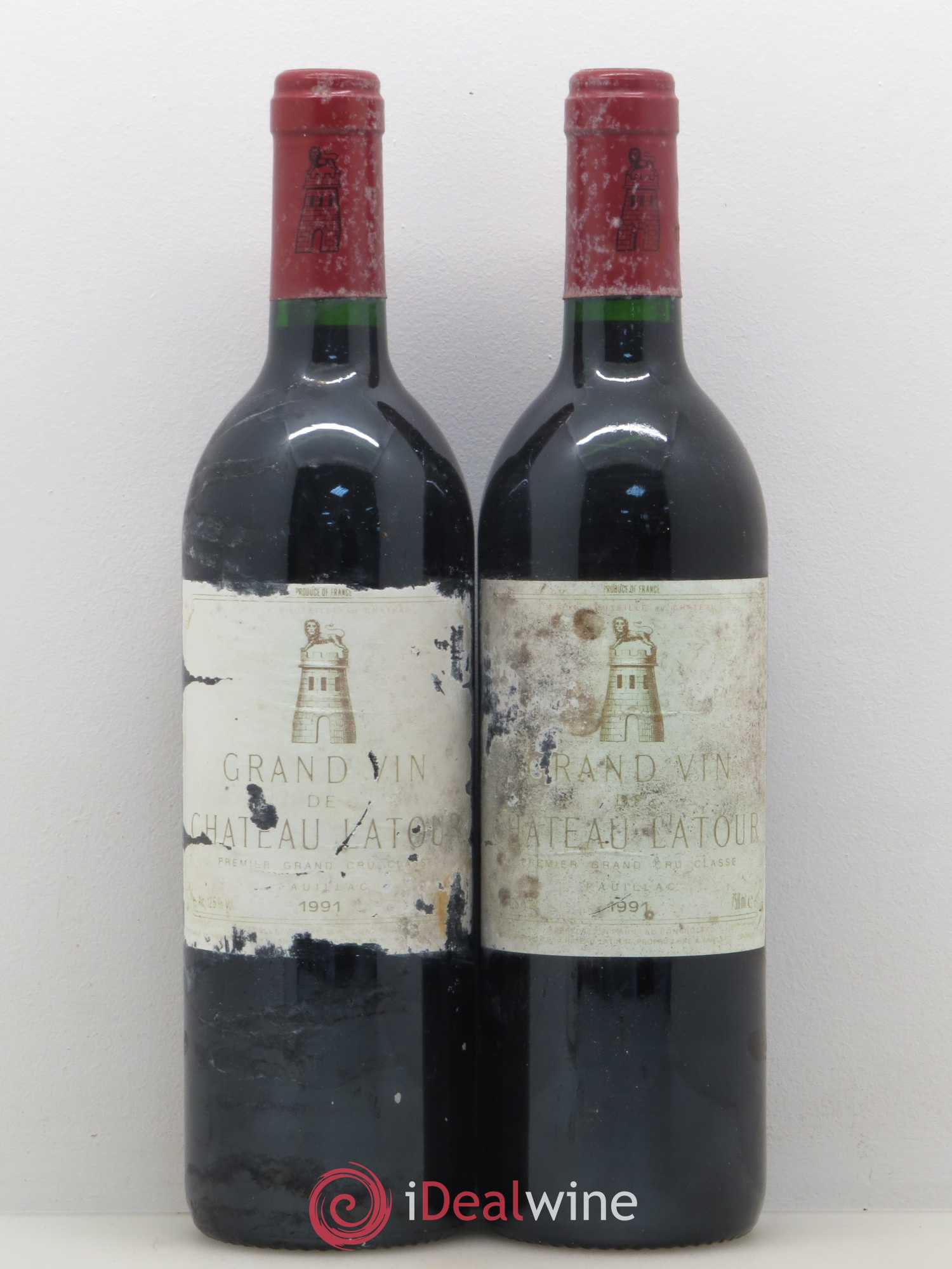 Château Latour 1er Grand Cru Classé 1991 - Lot de 2 bouteilles - 0