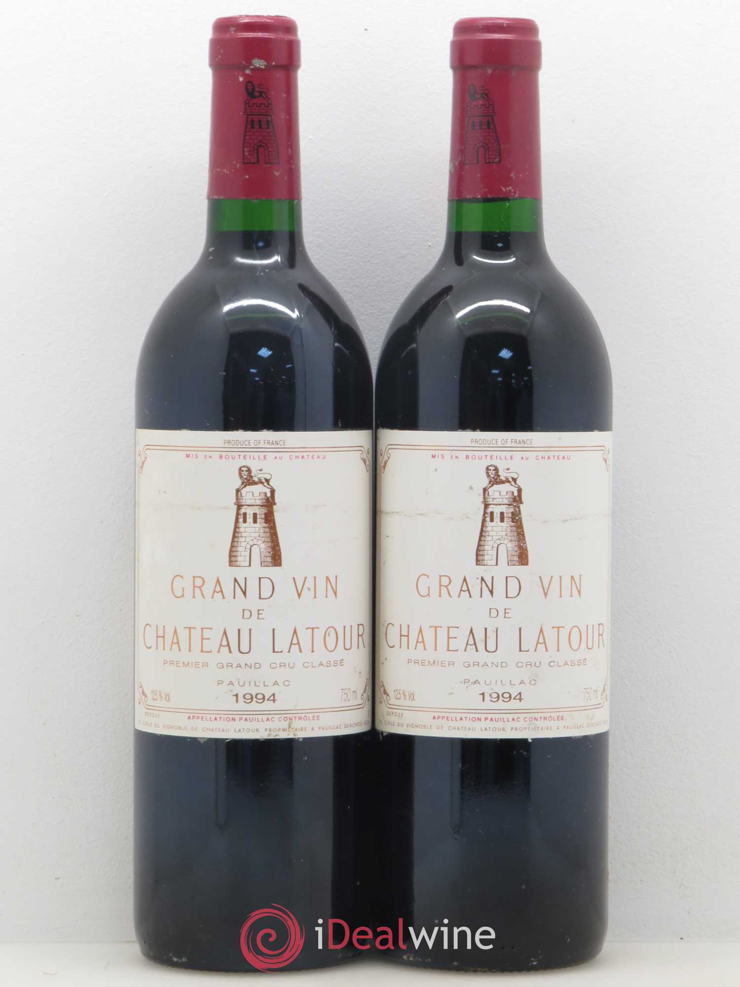 Château Latour 1er Grand Cru Classé 1994 - Lot de 2 bouteilles - 0