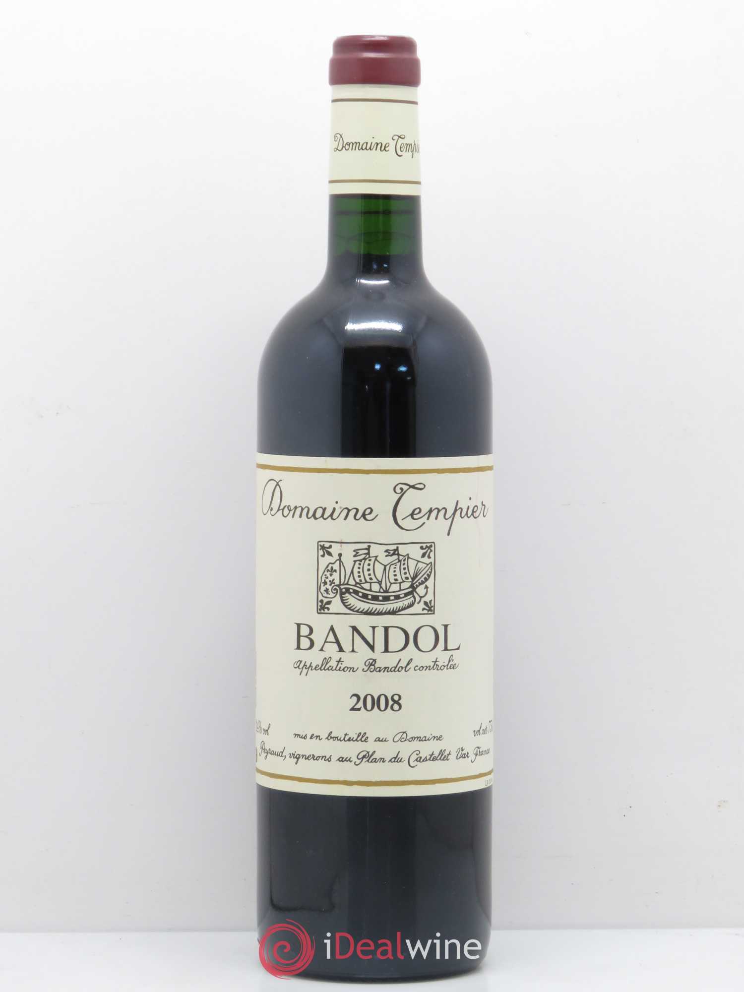 Bandol Domaine Tempier Famille Peyraud 2008 - Lot de 1 bouteille - 0