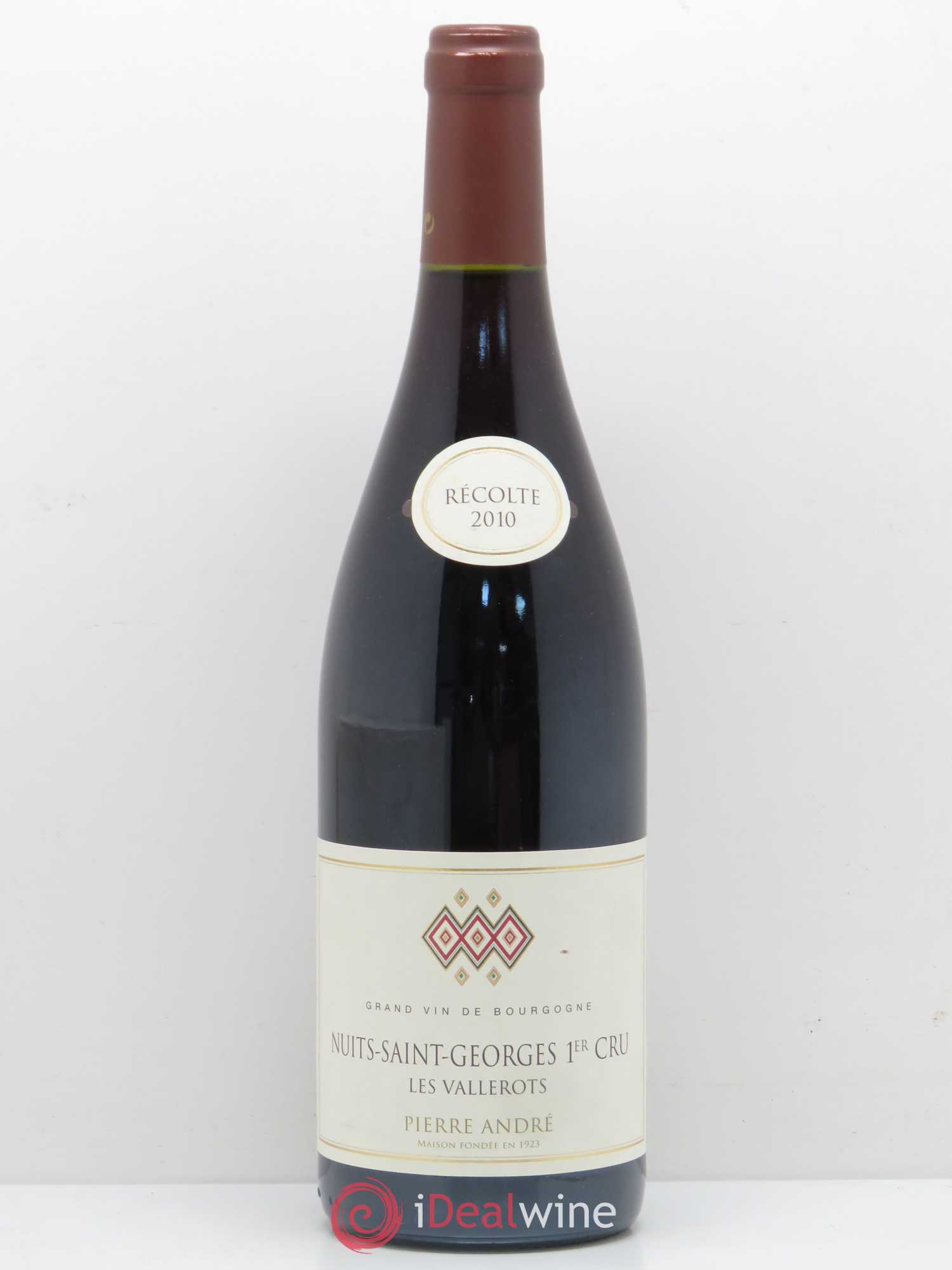 Nuits-Saint-Georges 1er Cru Les Vallerots Pierre Andre 2010 - Posten von 1 Flasche - 0