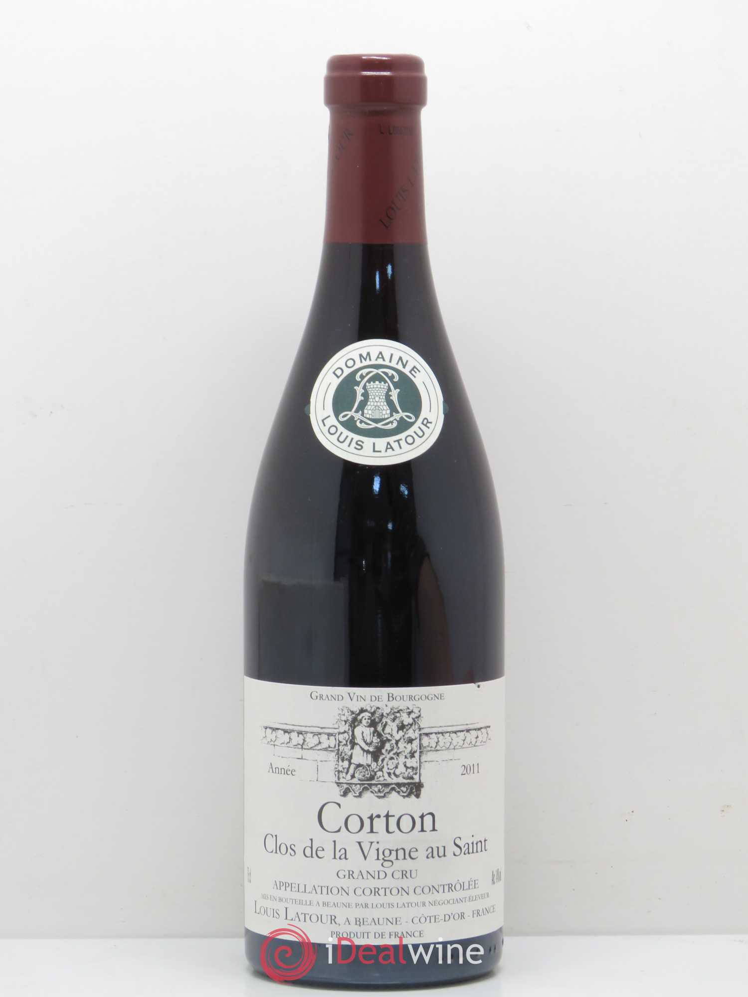 Corton Grand Cru Clos de la vigne au Saint Louis Latour 2011 - Lot de 1 bouteille - 0
