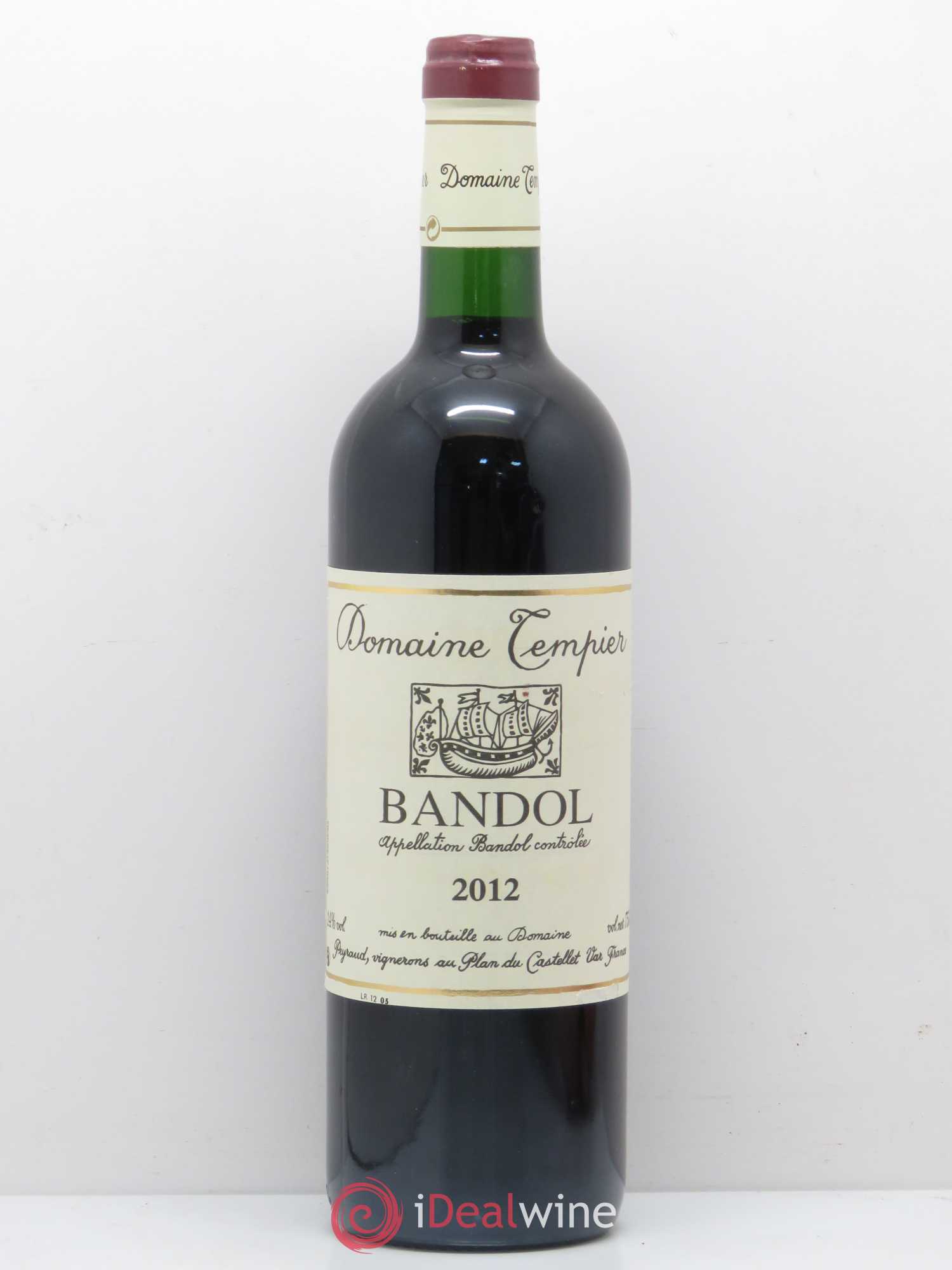 Bandol Domaine Tempier Famille Peyraud 2012 - Lot de 1 bouteille - 0