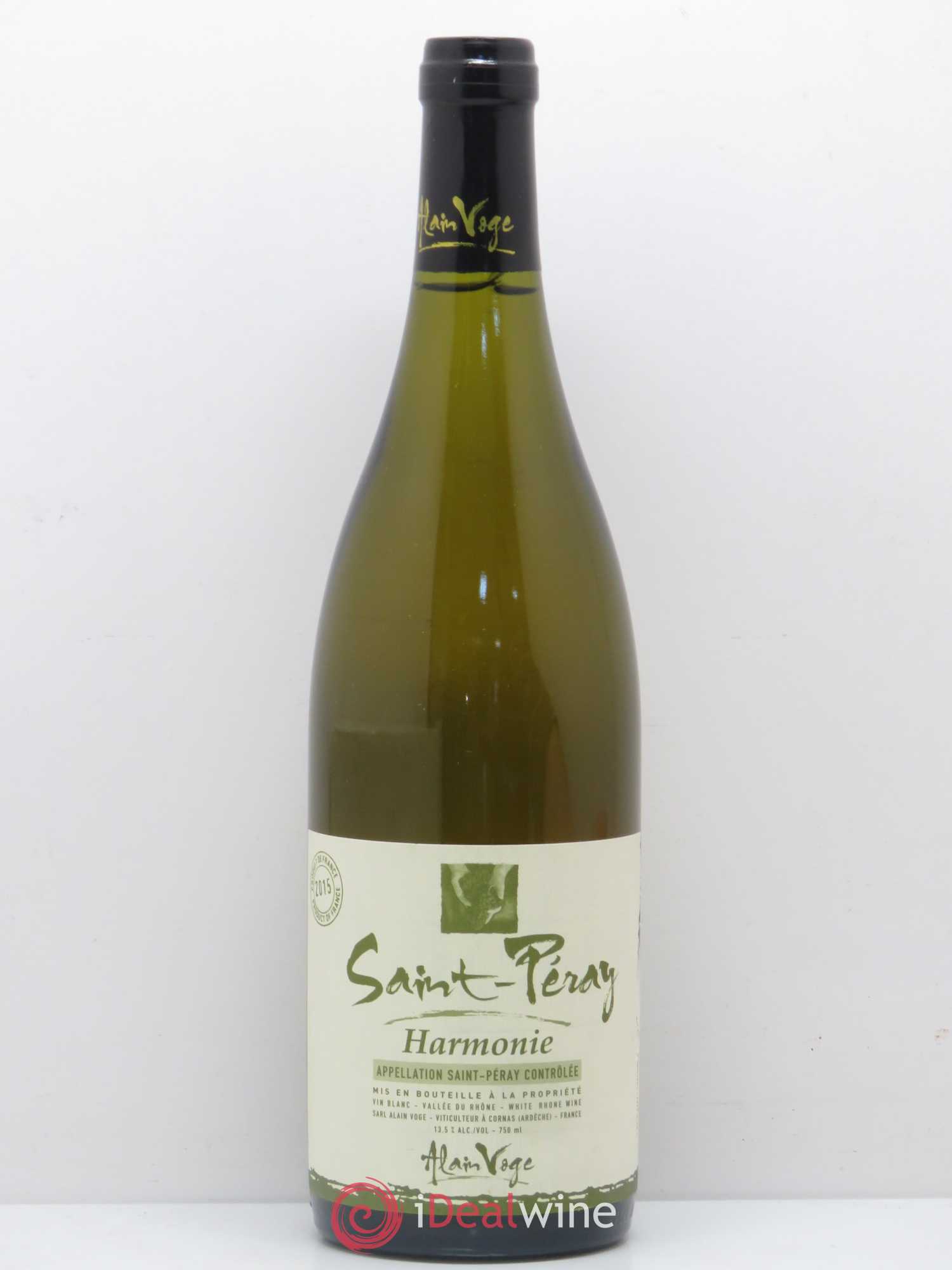 Saint-Péray Harmonie Alain Voge (Domaine) 2015 - Lot de 1 bouteille - 0