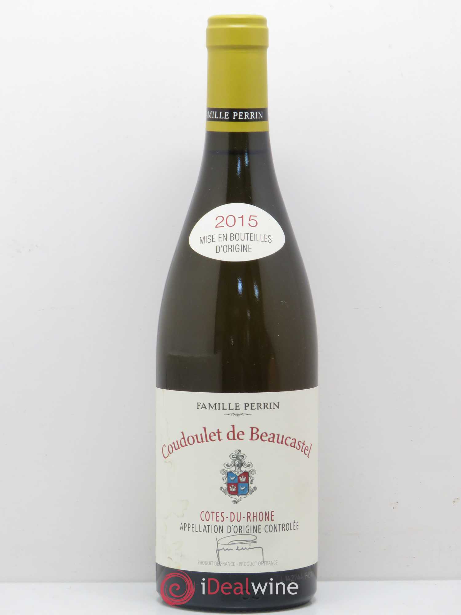 Côtes-du-Rhône Coudoulet de Beaucastel Famille Perrin 2015 - Lot de 1 bouteille - 0