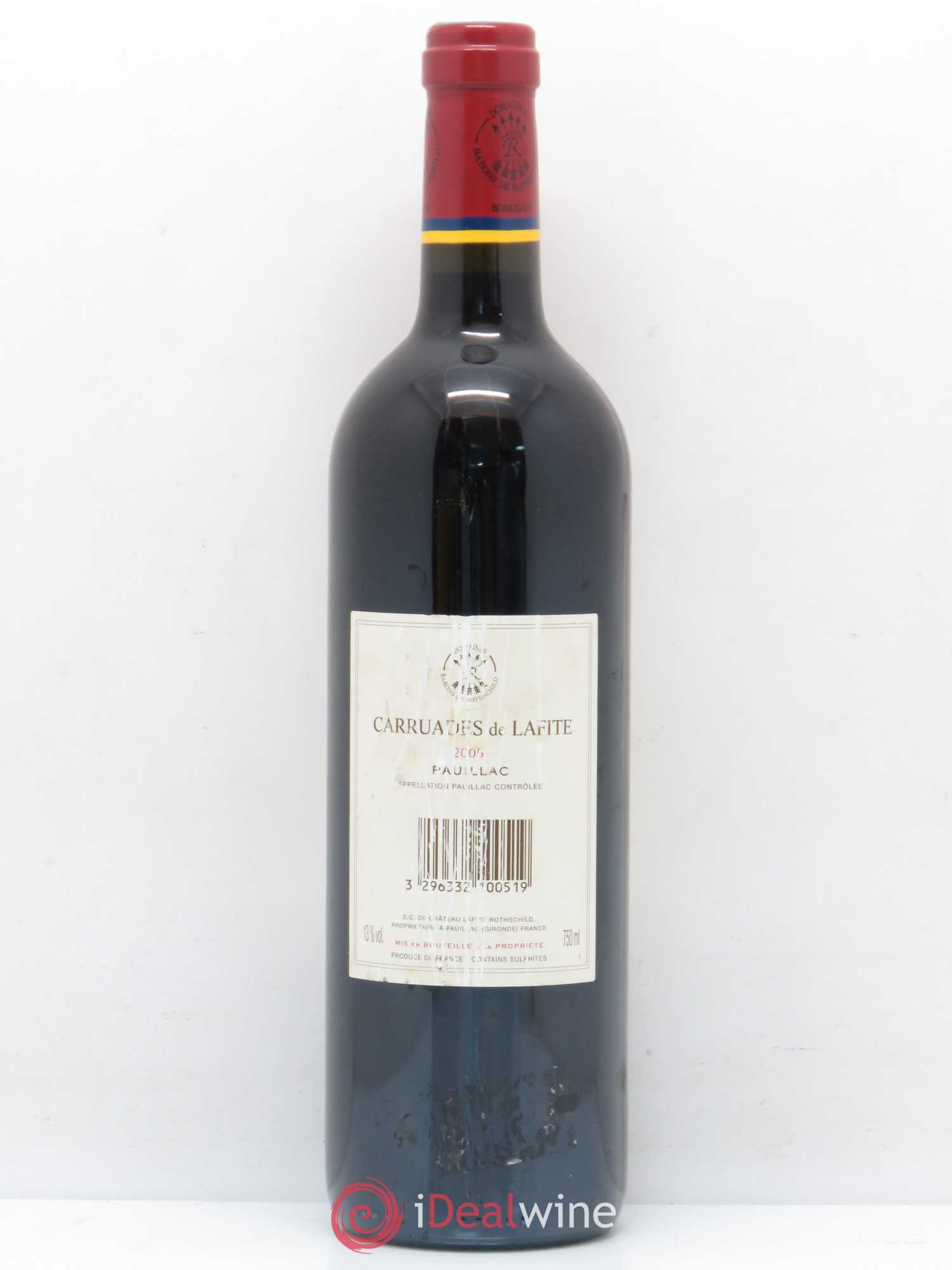 Carruades de Lafite Rothschild Second Vin 2005 - Lot de 1 bouteille - 1