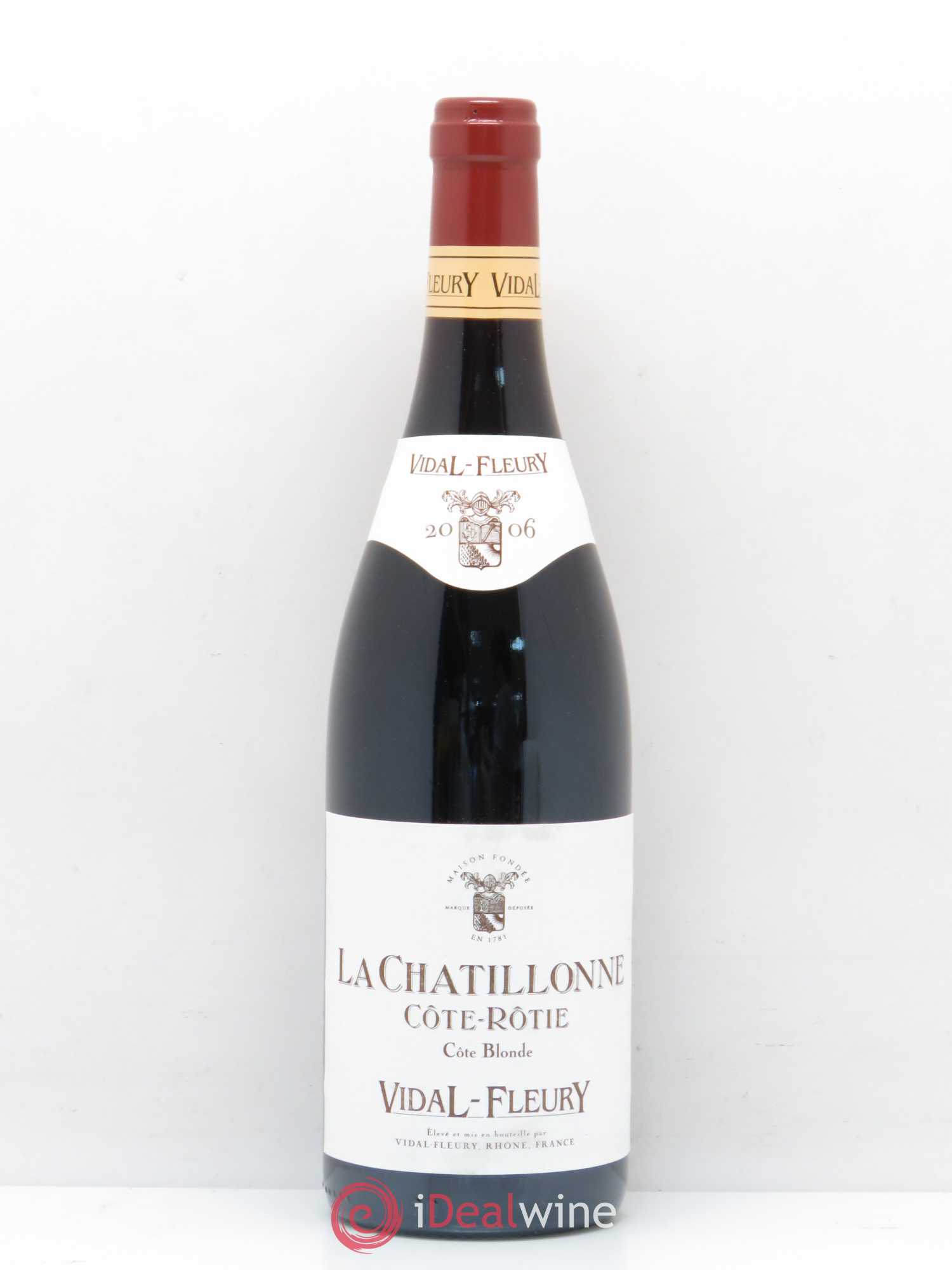 Côte-Rôtie la Chatillonne Côte Blonde Vidal Fleury 2006 - Lot de 1 bouteille - 0