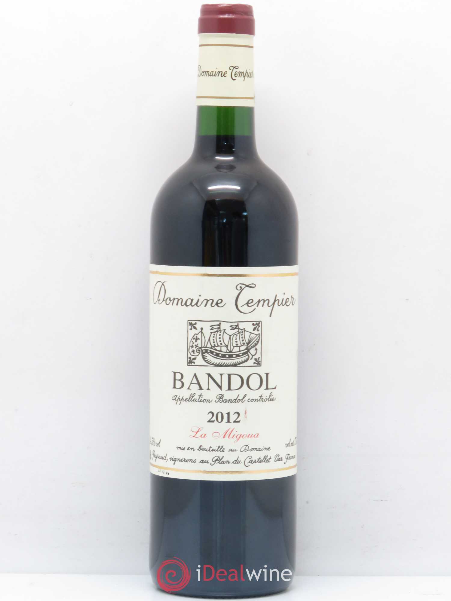 Bandol Domaine Tempier Cuvée La Migoua Famille Peyraud 2012 - Lot de 1 bouteille - 0