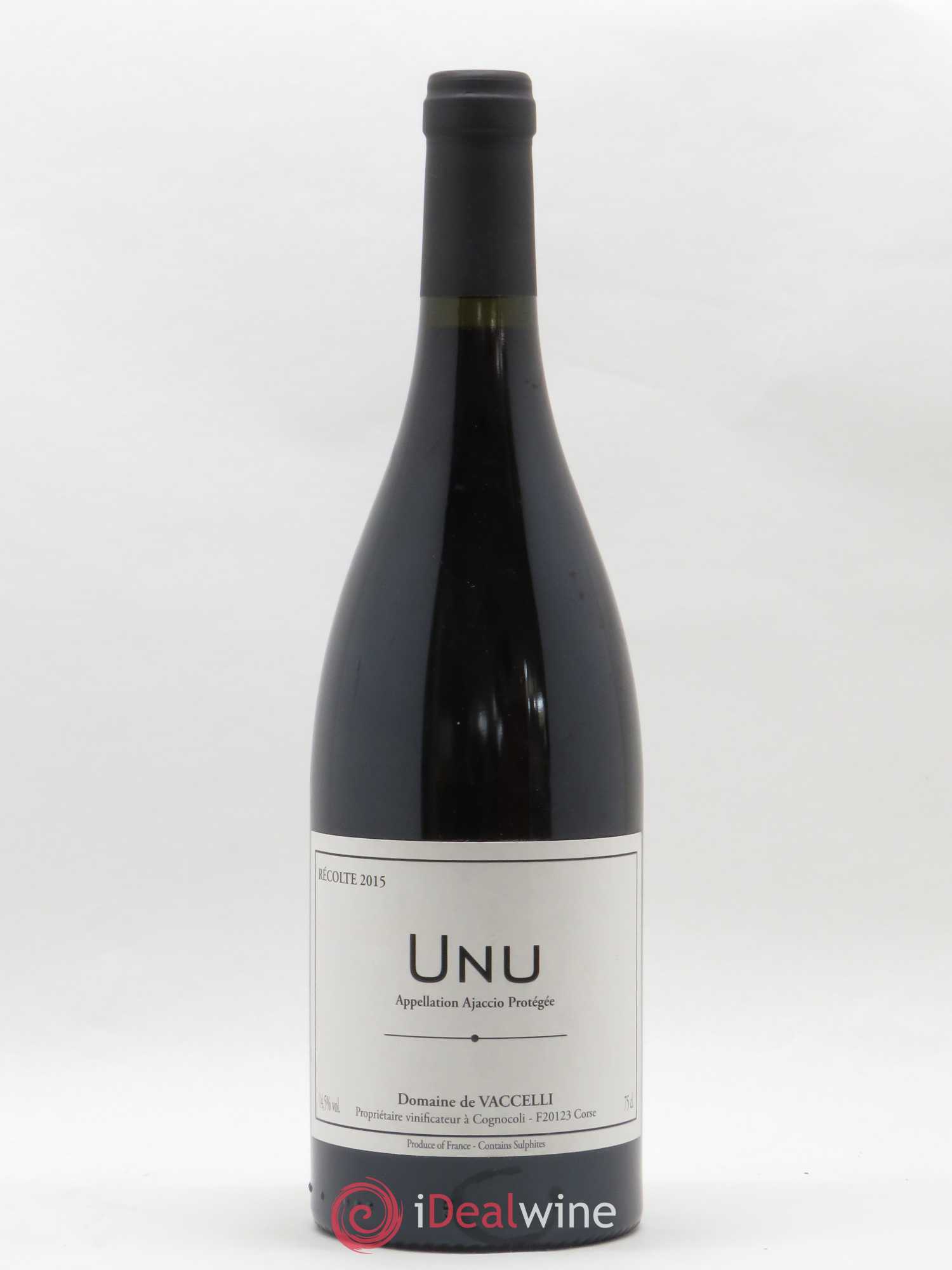 Ajaccio Unu Vaccelli 2015 - Lot de 1 bouteille - 0