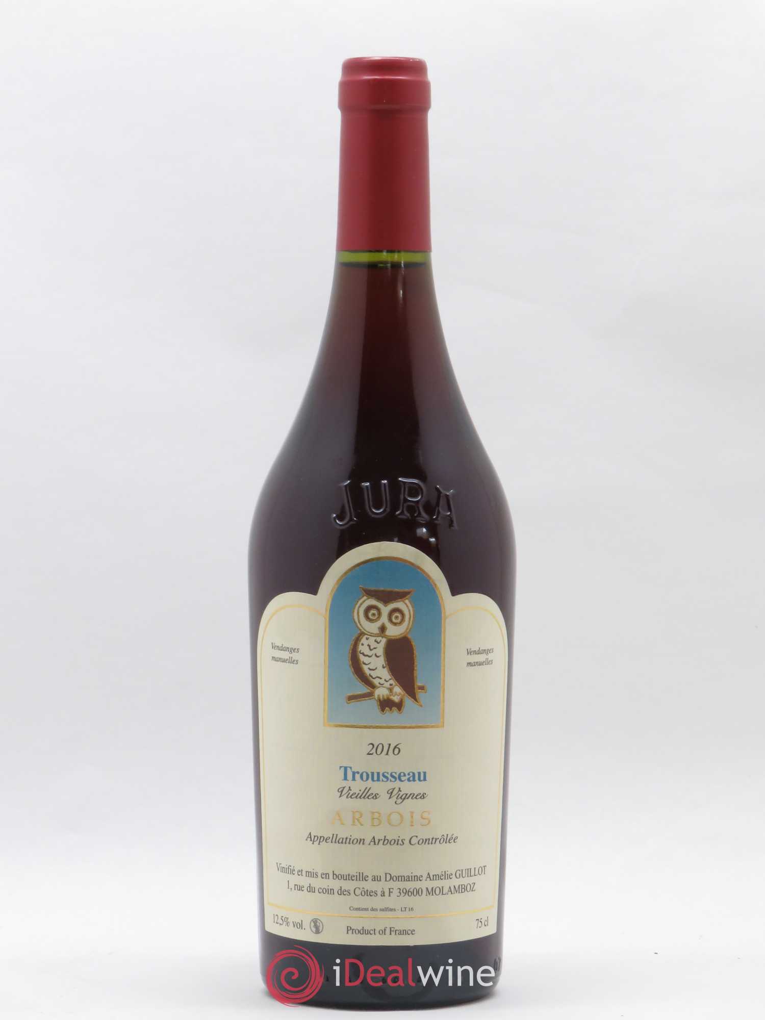 Arbois Trousseau Vieilles Vignes Amelie Guillot 2016 - Posten von 1 Flasche - 0