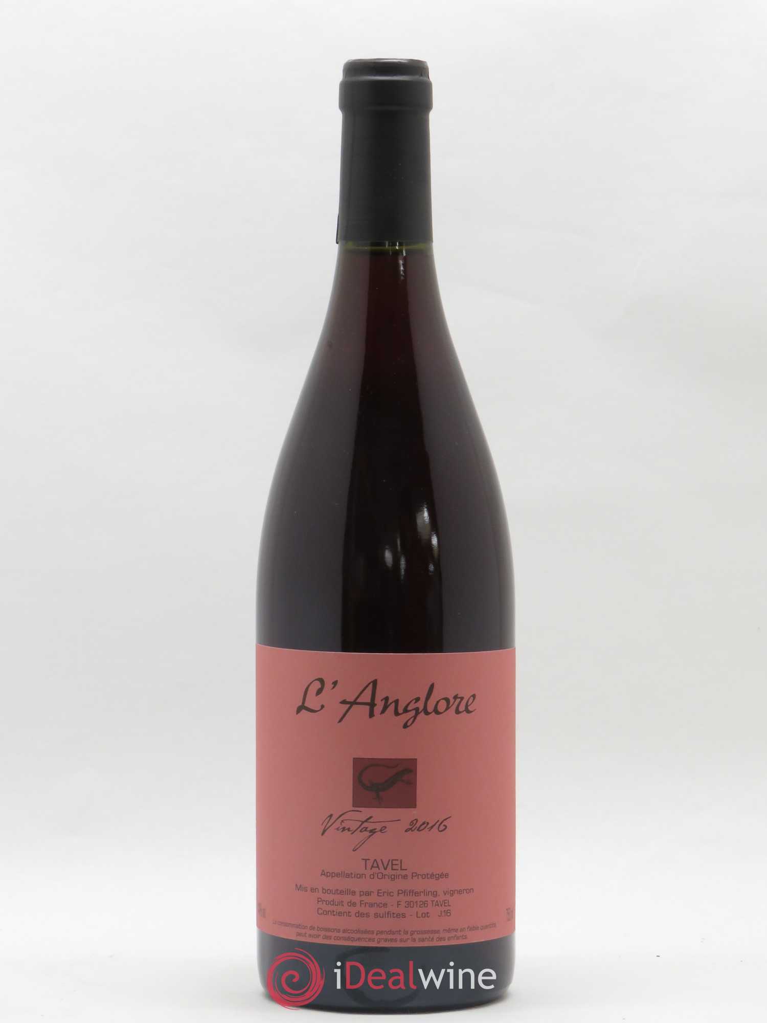 Tavel Vintage L'Anglore 2016 - Lot de 1 bouteille - 0