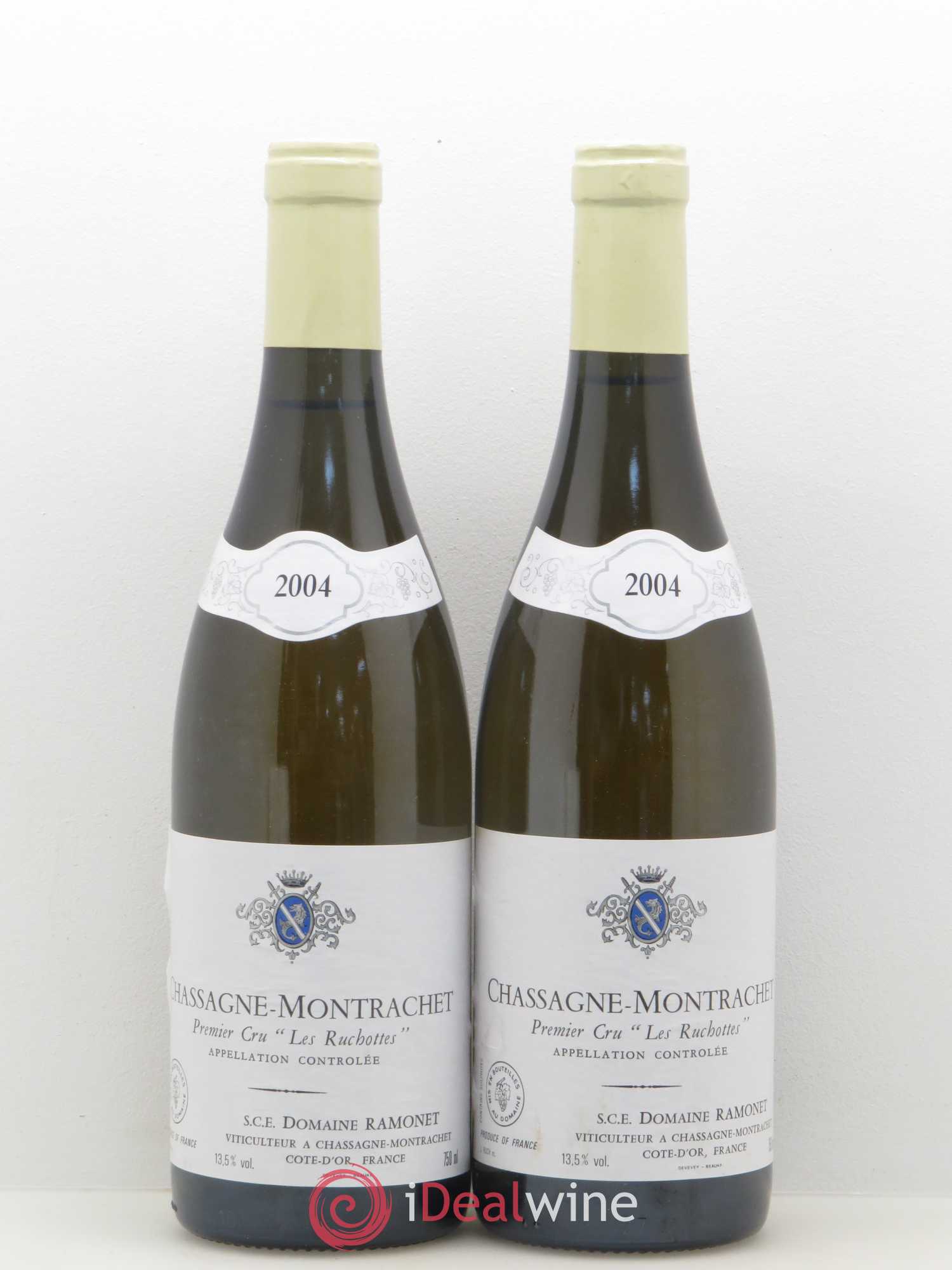 Chassagne-Montrachet 1er Cru Les Ruchottes Ramonet (Domaine) 2004 - Lot de 2 bouteilles - 0