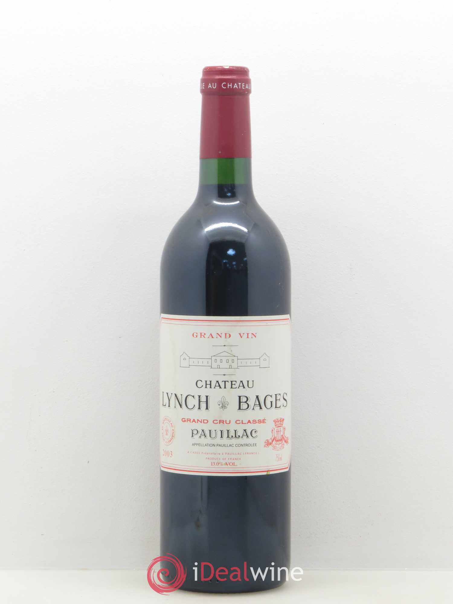 Château Lynch Bages 5ème Grand Cru Classé 1998 - Lot de 1 bouteille - 0