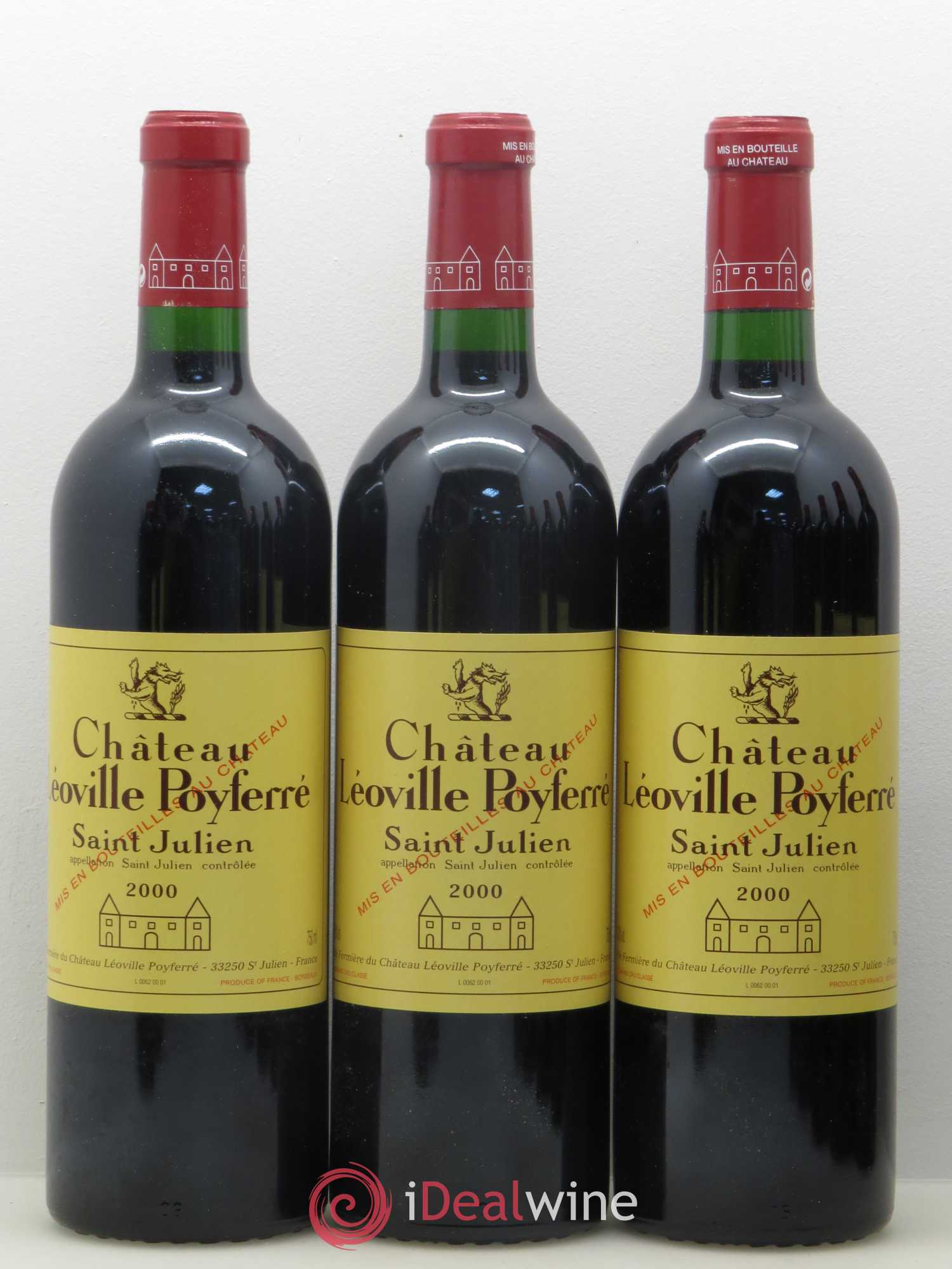Château Léoville Poyferré 2ème Grand Cru Classé 2000 - Lot de 12 bouteilles - 4
