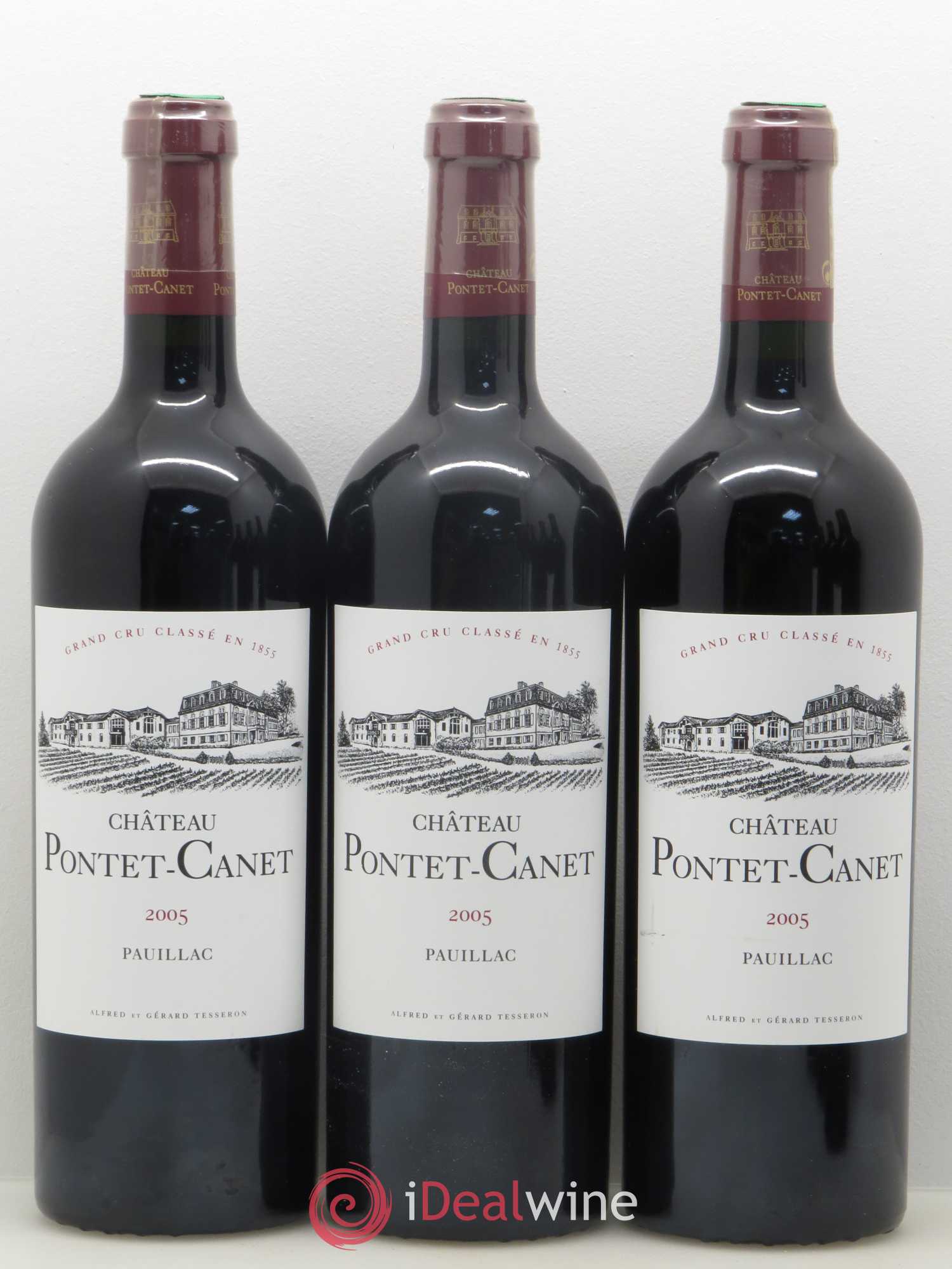 Château Pontet Canet 5ème Grand Cru Classé 2005 - Lot de 6 bouteilles - 1