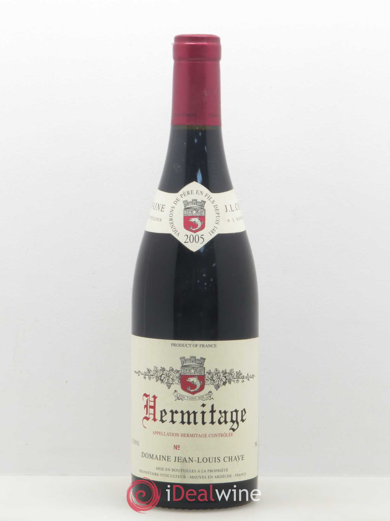 Hermitage Jean-Louis Chave 2005 - Lot de 1 bouteille - 0