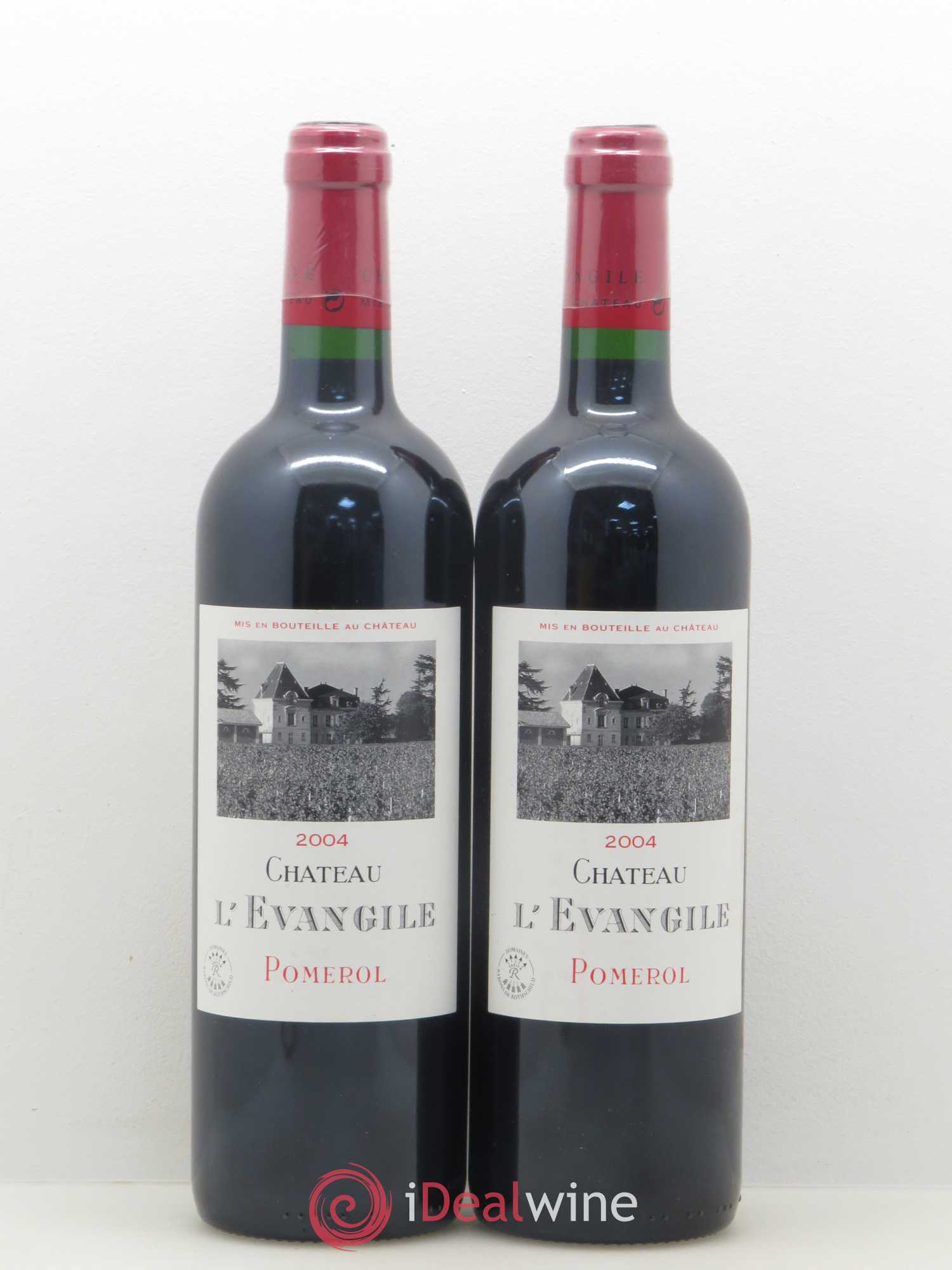 Château l' Évangile 2004 - Lot de 2 bouteilles - 0