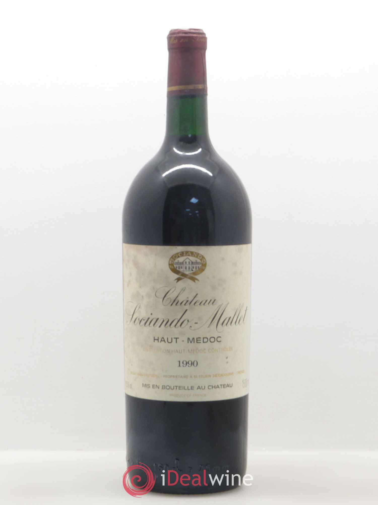 Château Sociando Mallet 1990 - Lot de 1 magnum - 0