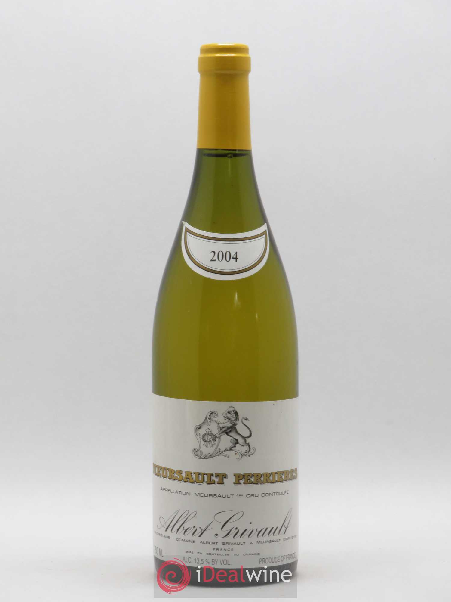 Meursault 1er Cru Perrières Albert Grivault 2004 - Lot de 1 bouteille - 0