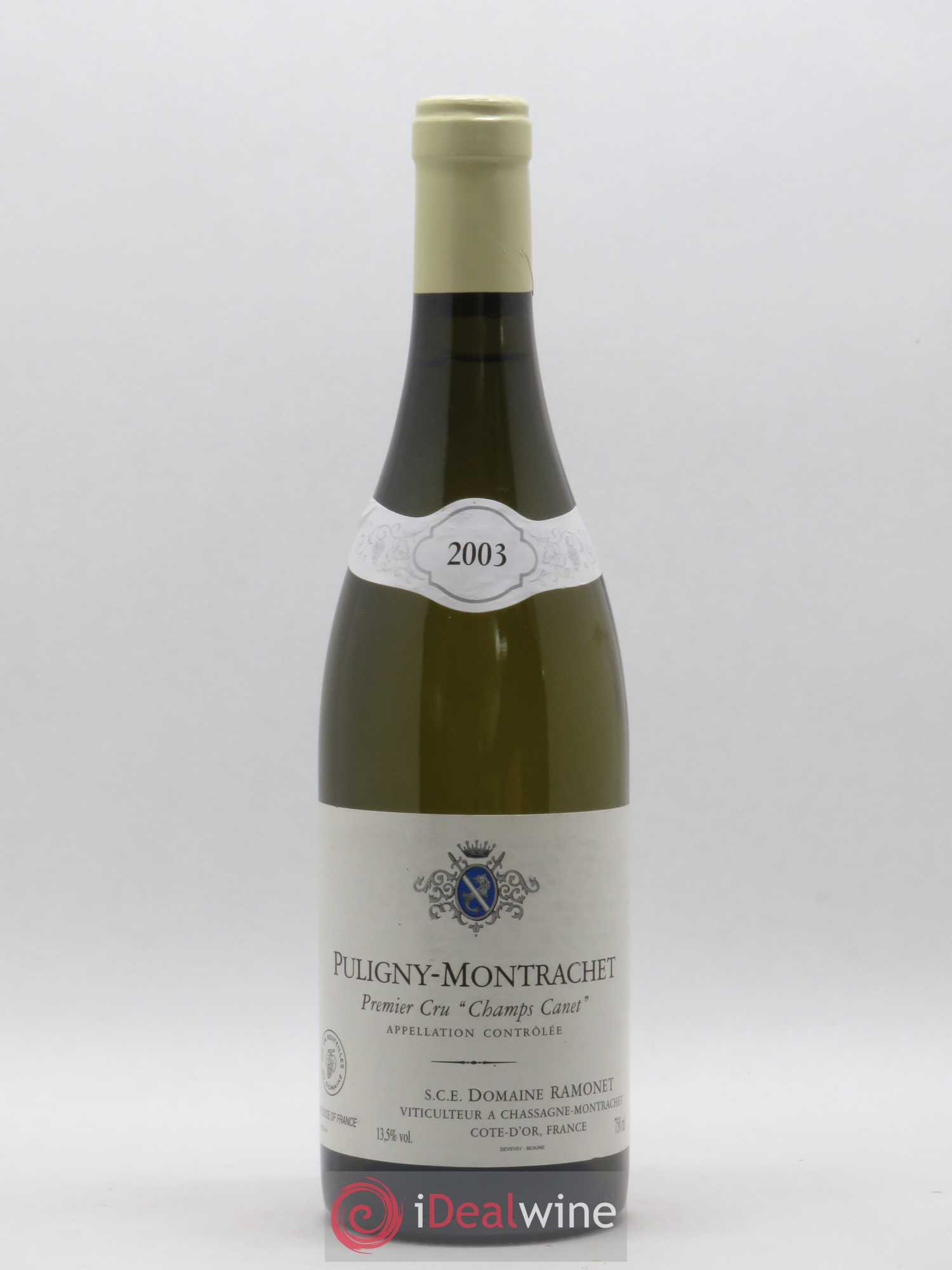 Puligny-Montrachet 1er Cru Champs Canet Ramonet (Domaine) 2003 - Lot de 1 bouteille - 0