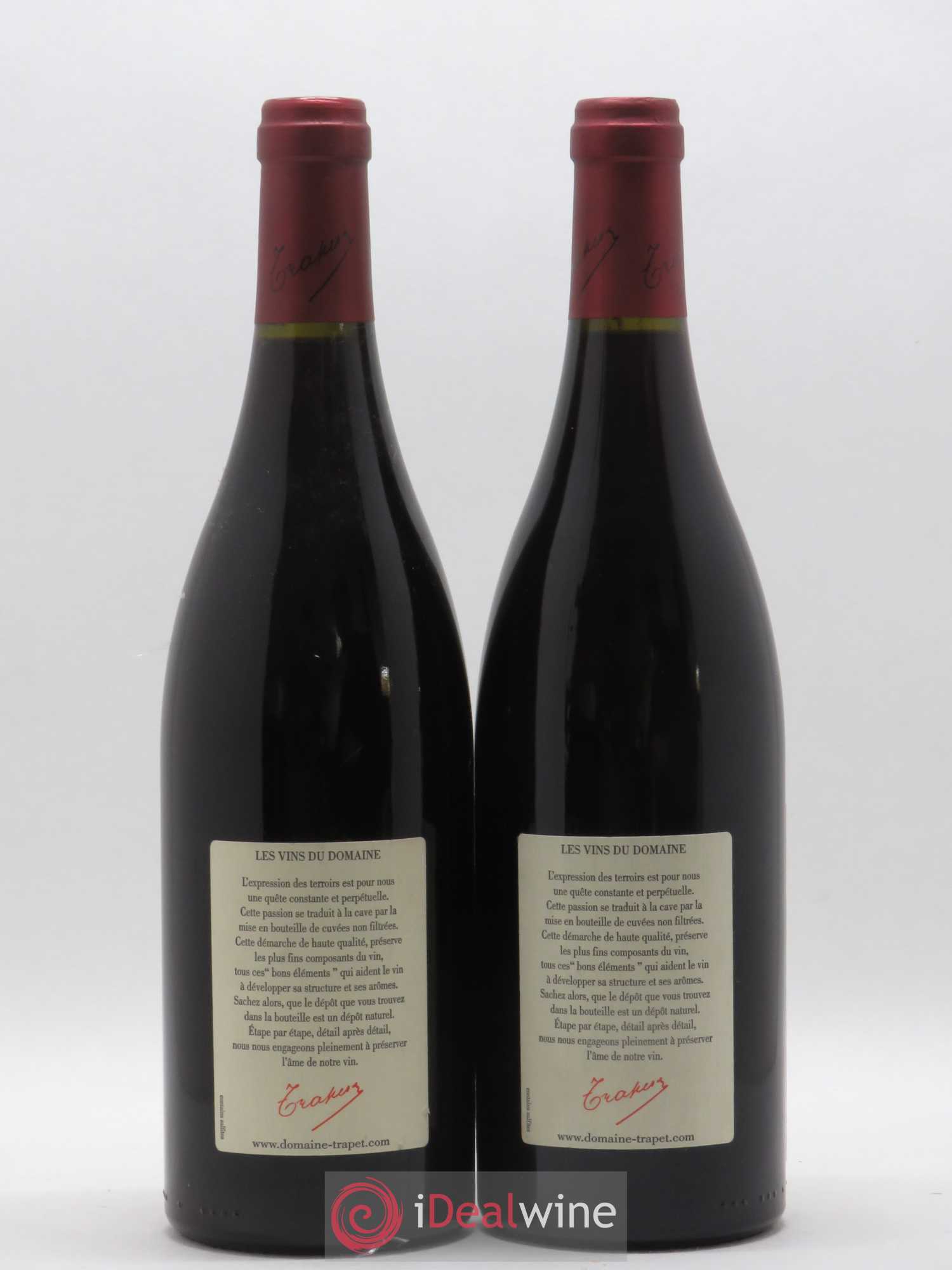 Chambertin Grand Cru Domaine Trapet 2003 - Lot de 2 bouteilles - 1